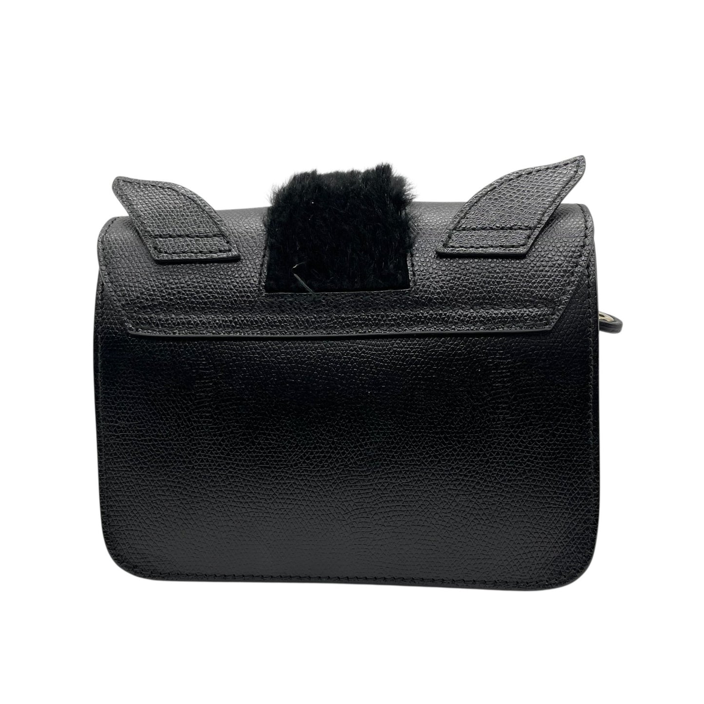 フルラ FURLA メトロポリス METROPOLIS ネコ柄 2WAYショルダーバッグ レザー ブラック 黒 マルチカラー S82