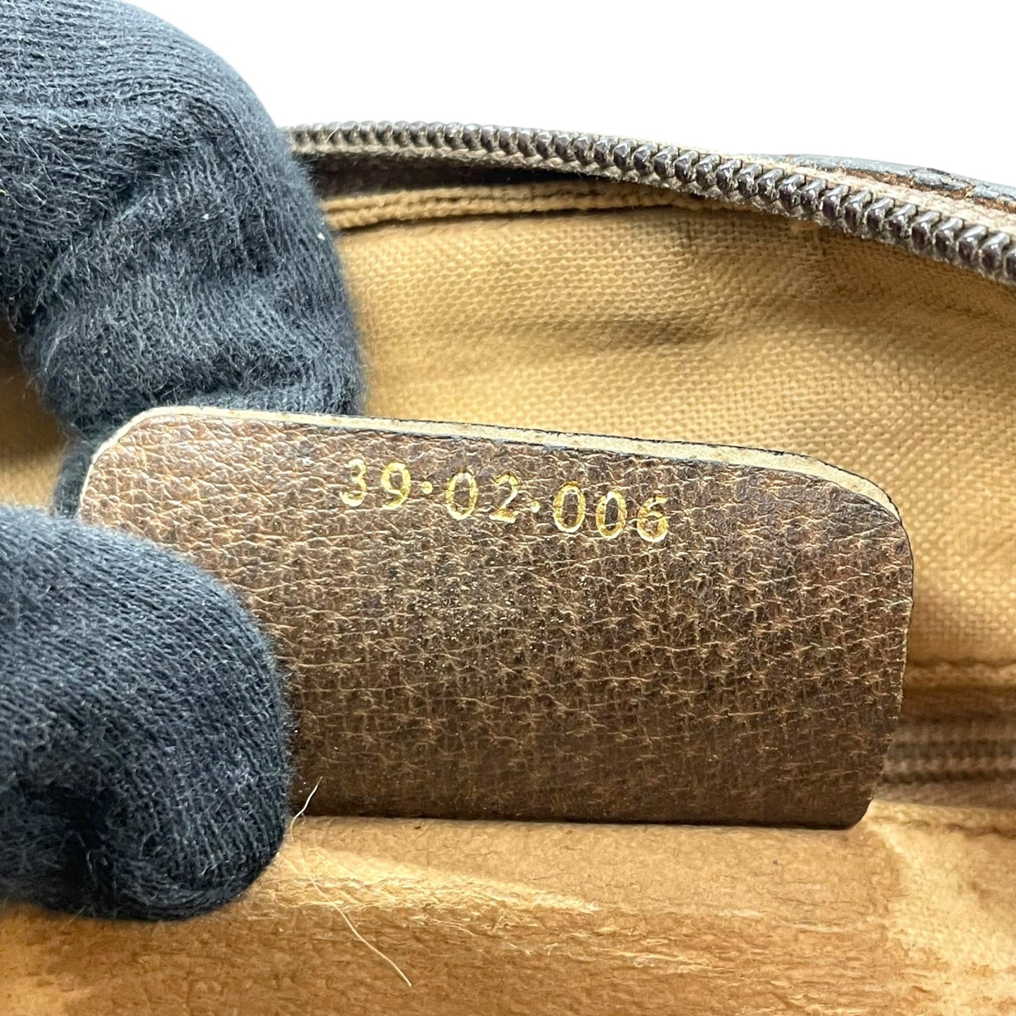 GUCCI グッチ ヴィンテージ GGスプリーム ミニボストン ハンドバッグ インターロッキングG ボストンバッグ GG柄 シェリーライン ベージュ ブラウン PVC レザー オールドグッチ F