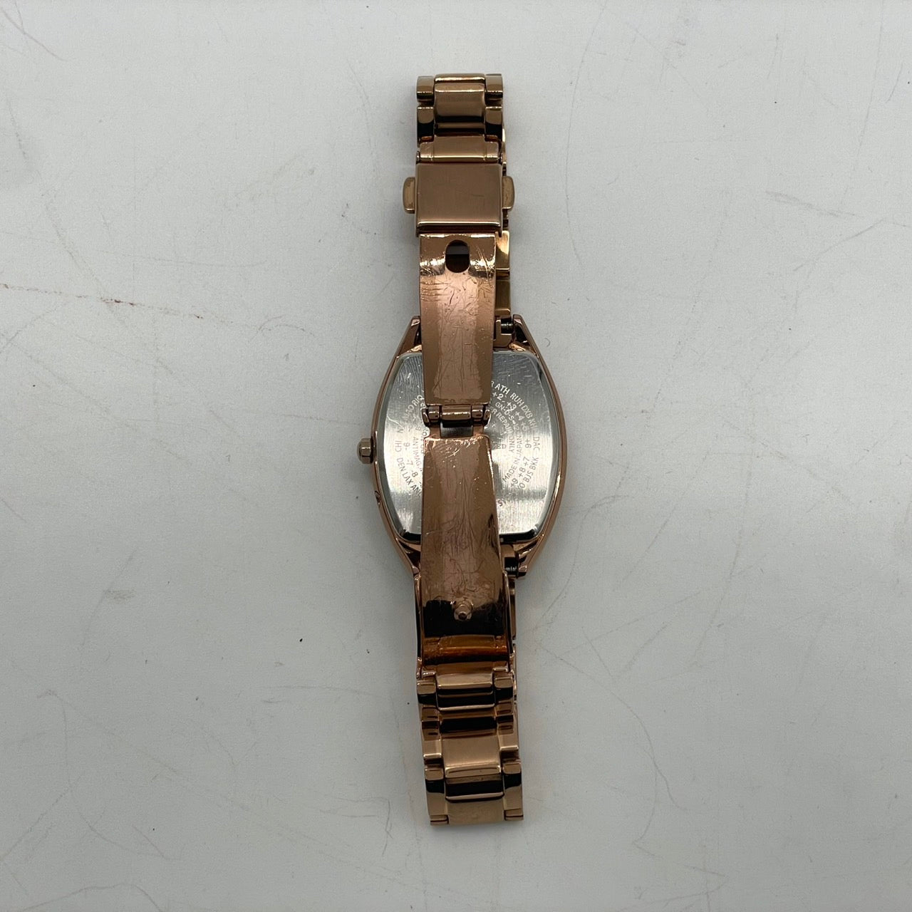 【極美品／稼働品】CITIZEN シチズン XC クロスシー 腕時計 レディース H060-T023894 エコドライブ ソーラー電波 トノー型 ピンクゴールド アナログ デイト カレンダー エレガント ビジネス フォーマル クリーニング済み G4