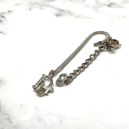 クリスチャンディオール ブレスレット シルバーカラー レディース ロゴモチーフ バングル アクセサリー ジュエリー I1
