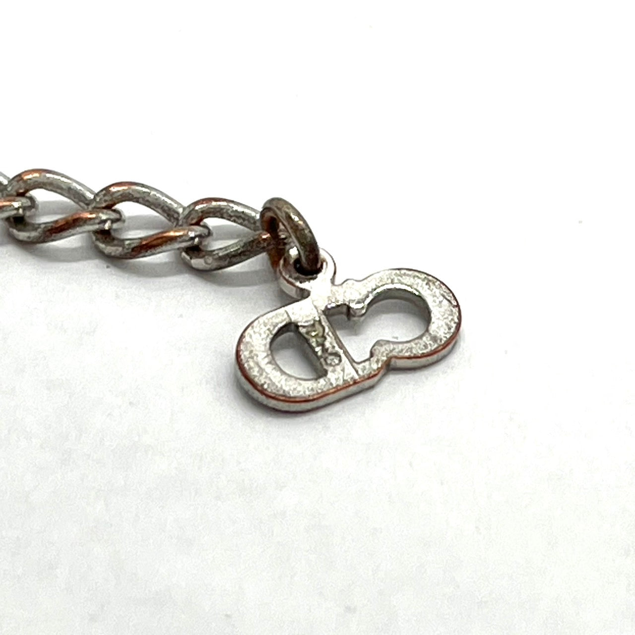 クリスチャンディオール ブレスレット シルバーカラー レディース ロゴモチーフ バングル アクセサリー ジュエリー I1