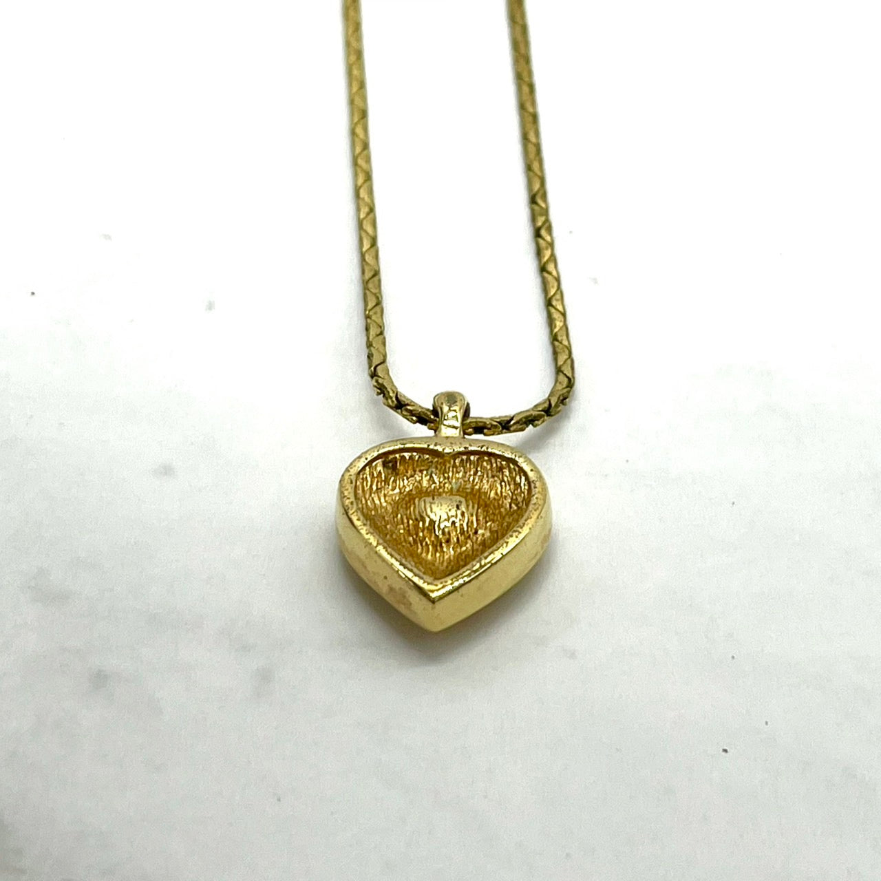 美品 Christian Dior クリスチャンディオール ヴィンテージ ネックレス ハートモチーフ ラインストーン CDロゴ ペンダント ゴールドカラー アクセサリー ジュエリー レディース I1