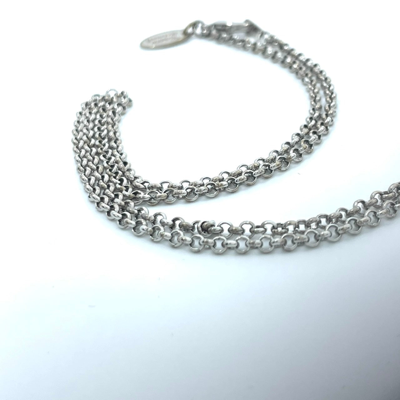 Vivienne Westwood ヴィヴィアン ウエストウッド ロゴハート オーブ ラインストーン ネックレス ペンダント シルバー 赤 レッド ジュエリー レディース I1