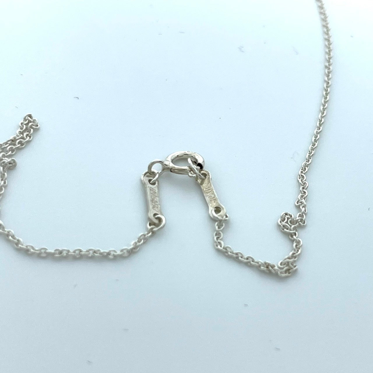 極美品 TIFFANY & Co. ティファニー ネックレス オープンハート エルサ・ペレッティ SV925 シルバー ヴィンテージ ペンダント ジュエリー アクセサリー レディース I1