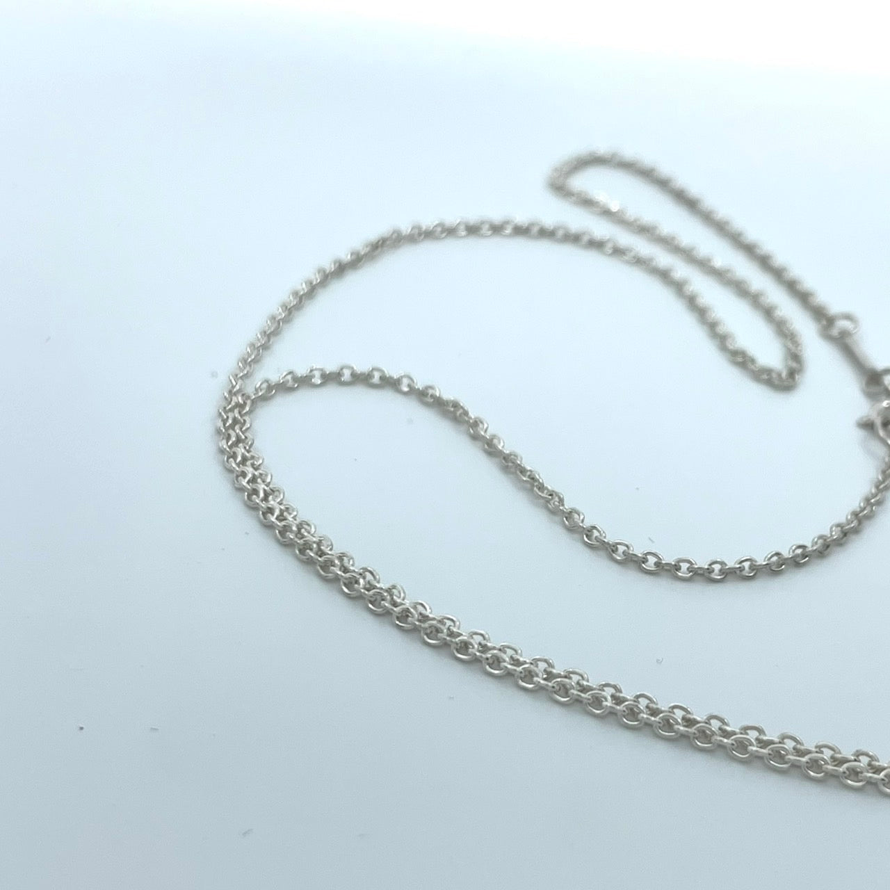 美品 TIFFANY & Co. ティファニー ネックレス オープンハート エルサ・ペレッティ シルバー SV925 ペンダント ヴィンテージ ジュエリー アクセサリー レディース I1