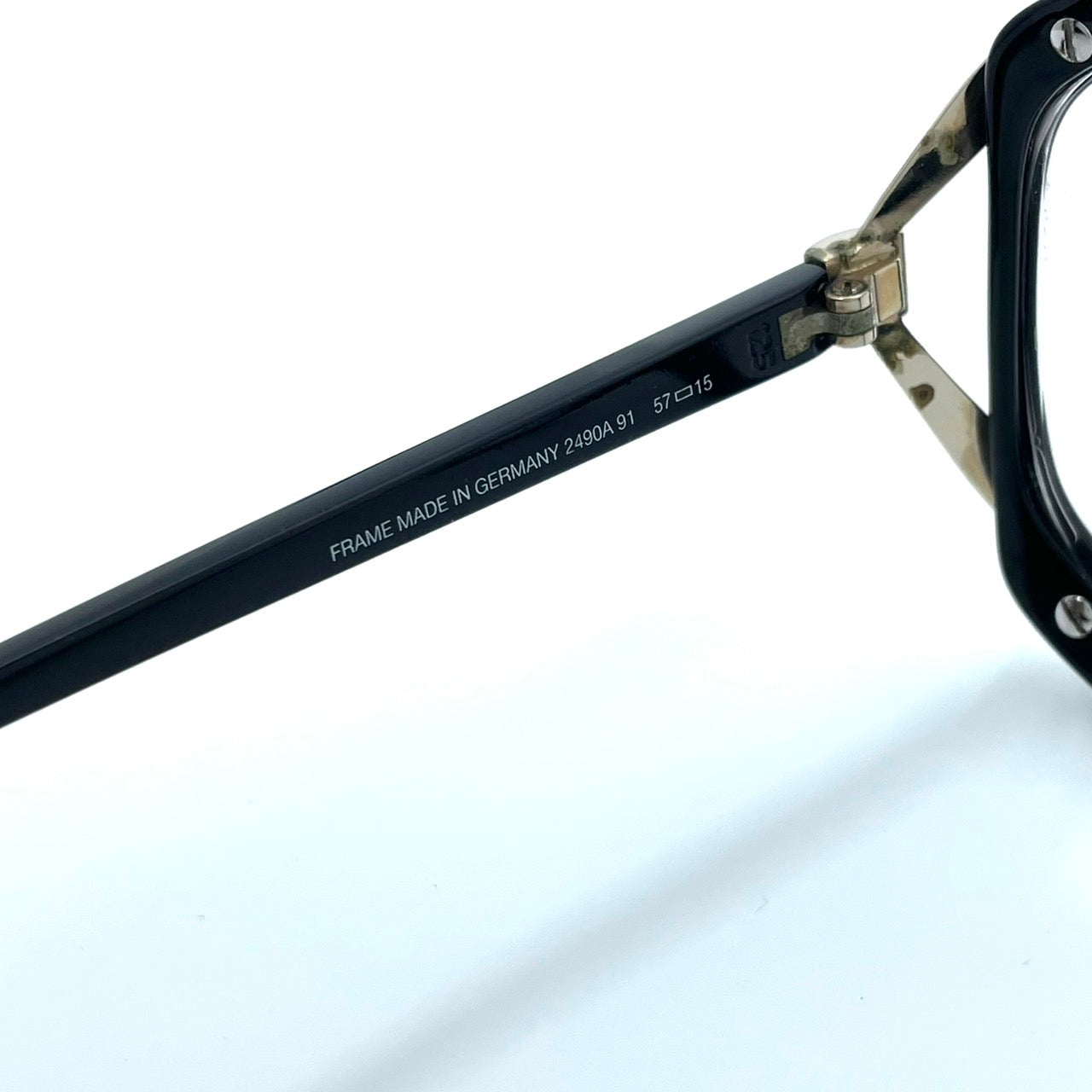 Christian Dior クリスチャンディオール メガネ CDロゴ 黒 ブラック ゴールド金具 メンズ レディース ヴィンテージ フレーム 伊達メガネ H2