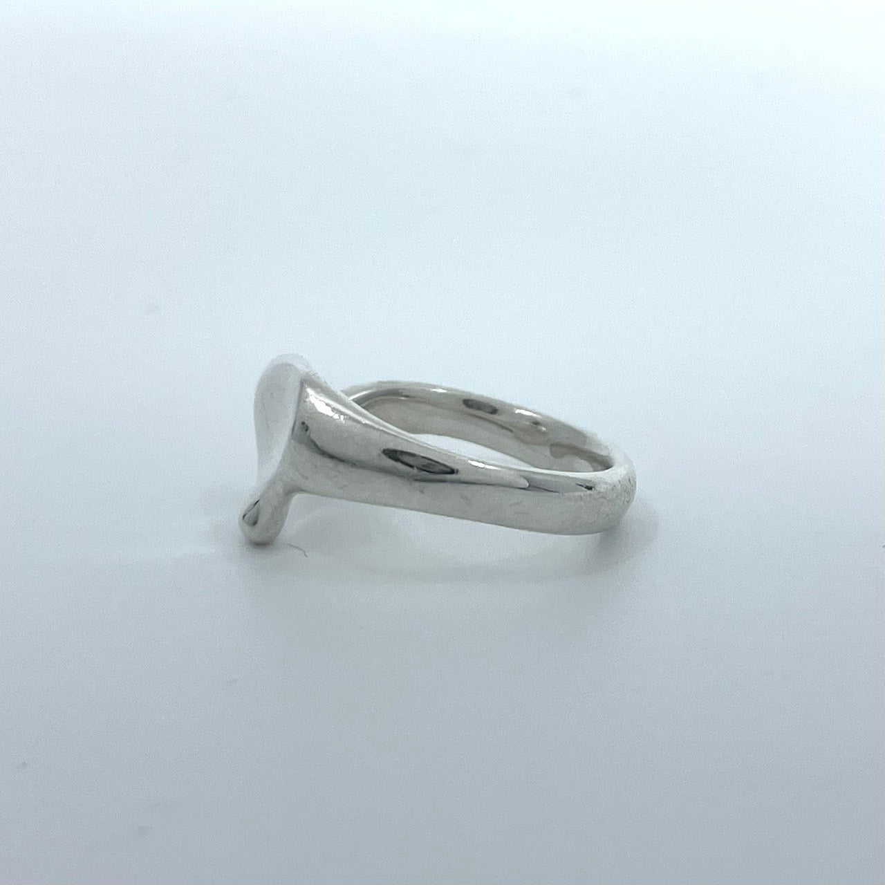 TIFFANY & Co. ティファニー フルハート リング 10号 シルバー SV925 エルサペレッティ ヴィンテージ レディース ジュエリー アクセサリー I6