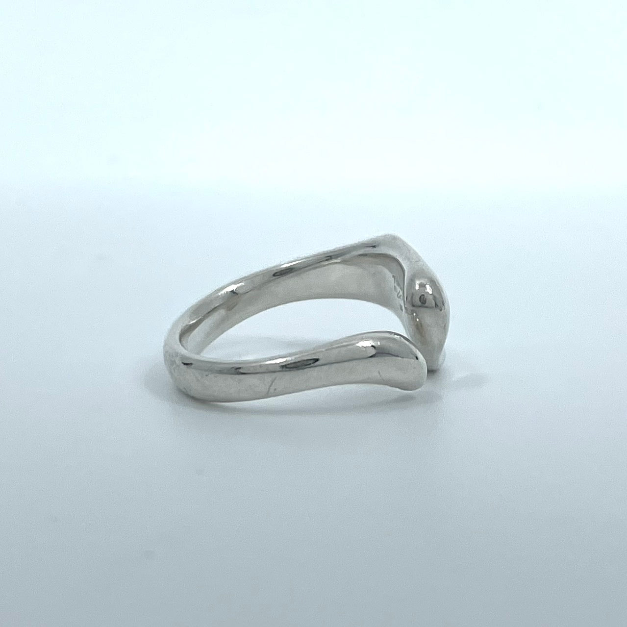 TIFFANY & Co. ティファニー フルハート リング 10号 シルバー SV925 エルサペレッティ ヴィンテージ レディース ジュエリー アクセサリー I6