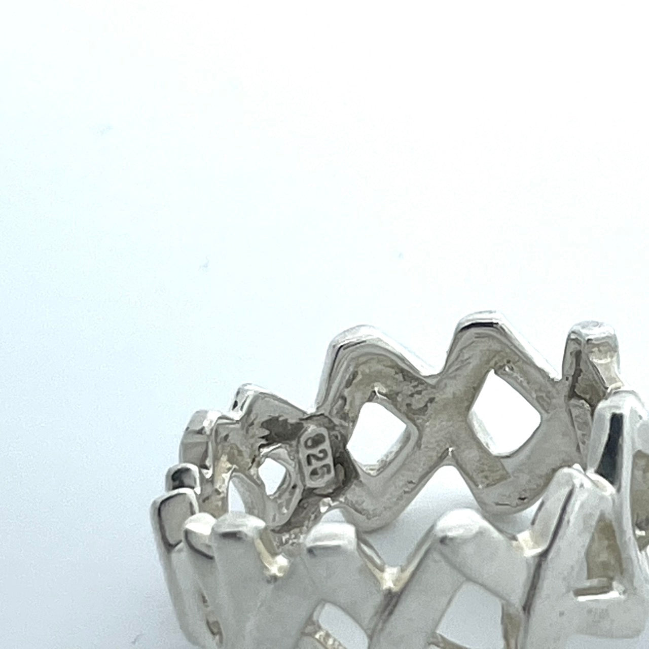 美品 TIFFANY & Co. ティファニー ラブアンドキス リング 9号（USAサイズ6） シルバー SV925 パロマ・ピカソ ヴィンテージ レディース ジュエリー アクセサリー I6