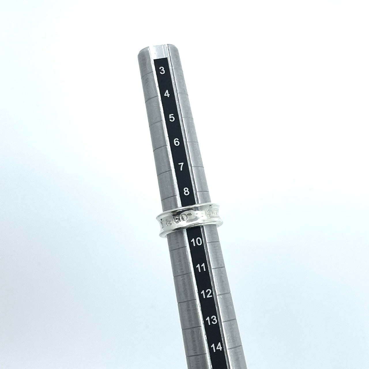 美品 TIFFANY & Co. ティファニー 1837 ミディアムリング 9号（USAサイズ6） シルバー SV925 ヴィンテージ レディース ジュエリー アクセサリー I6