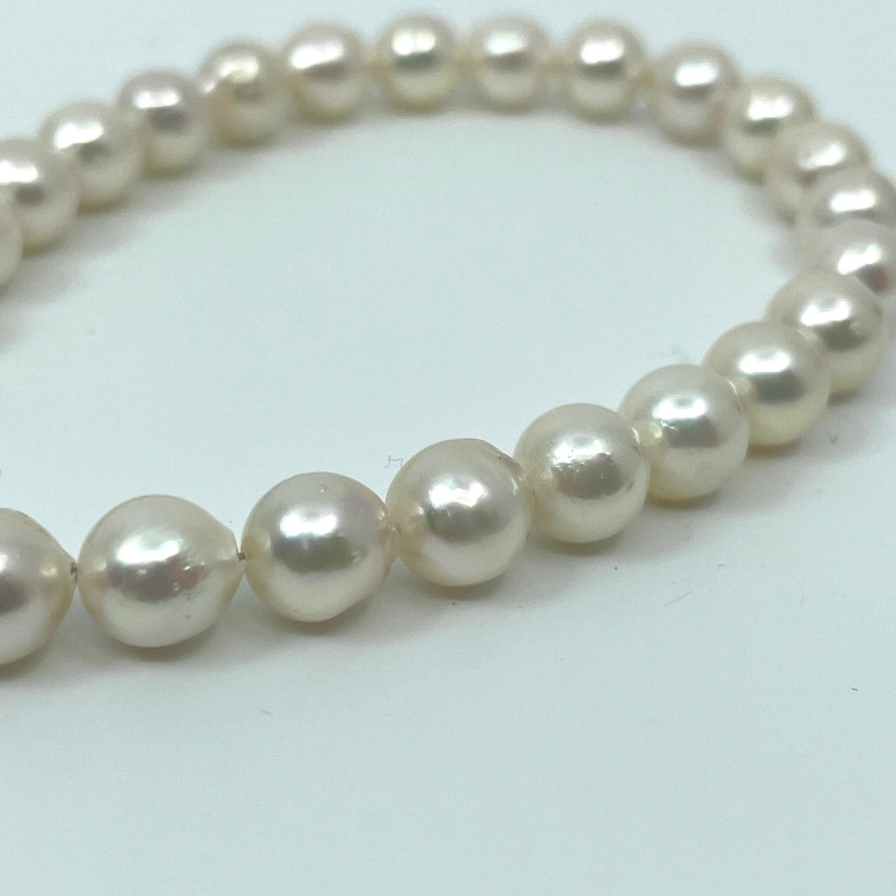 本真珠 アコヤ真珠 ブレスレット イヤリングセット ラウンド パール 6.8-7.2mm シルバー留め具 レディース 冠婚葬祭 フォーマル パーティー i5