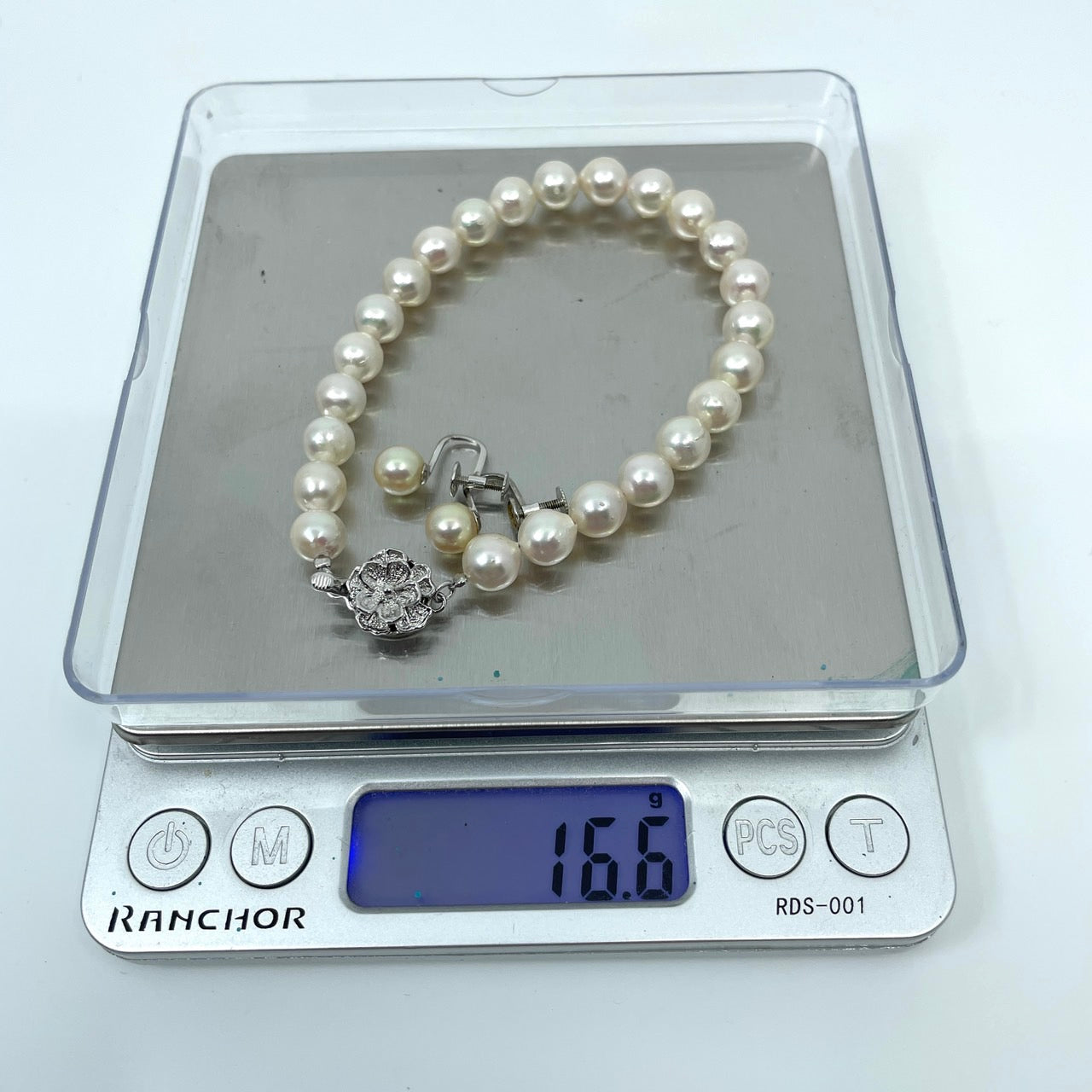 本真珠 アコヤ真珠 ブレスレット イヤリングセット ラウンド パール 6.8-7.2mm シルバー留め具 レディース 冠婚葬祭 フォーマル パーティー i5