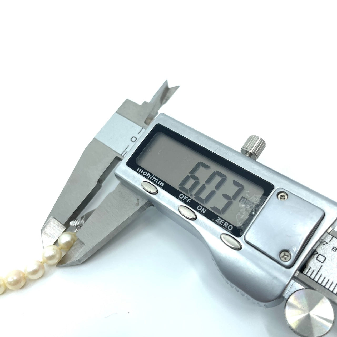 本真珠 あこや真珠 ネックレス 6.0-6.6mm 全長約43cm ホワイト ラウンド パール 冠婚葬祭 養殖真珠 首飾り i5