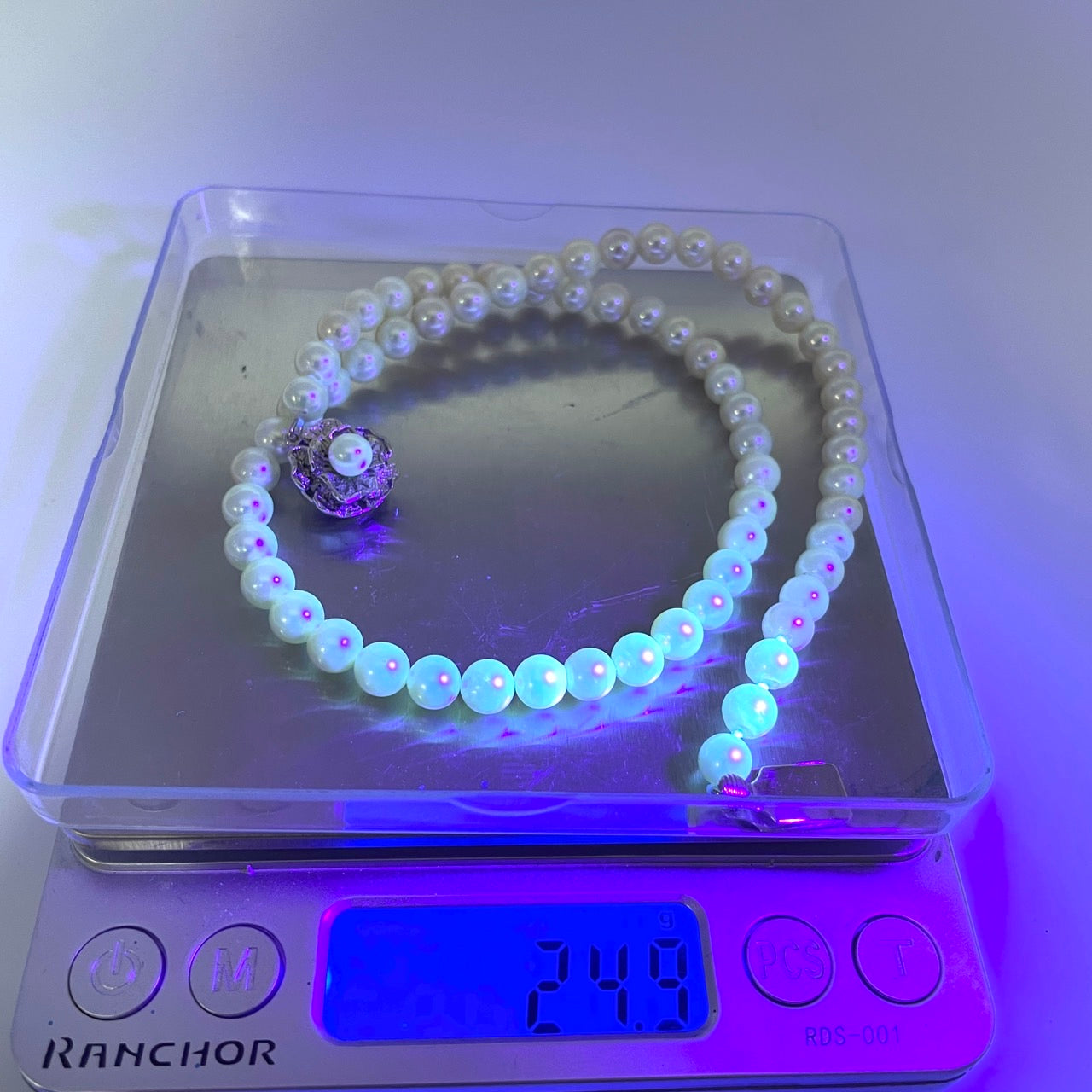 本真珠 あこや真珠 ネックレス 6.0-6.6mm 全長約43cm ホワイト ラウンド パール 冠婚葬祭 養殖真珠 首飾り i5