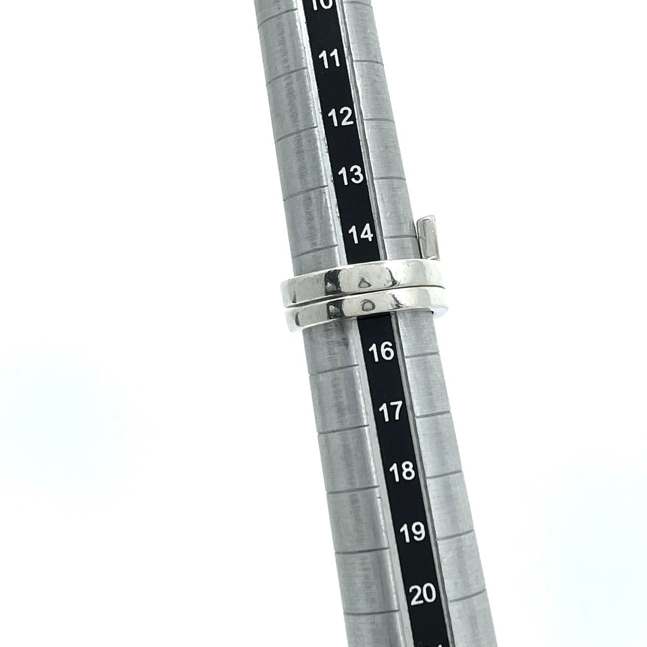 美品 GUCCI グッチ スパイラル スネーク Gロゴ リング 指輪 シルバー SV925 15号 メンズ レディース ヴィンテージ ジュエリー アクセサリー I1