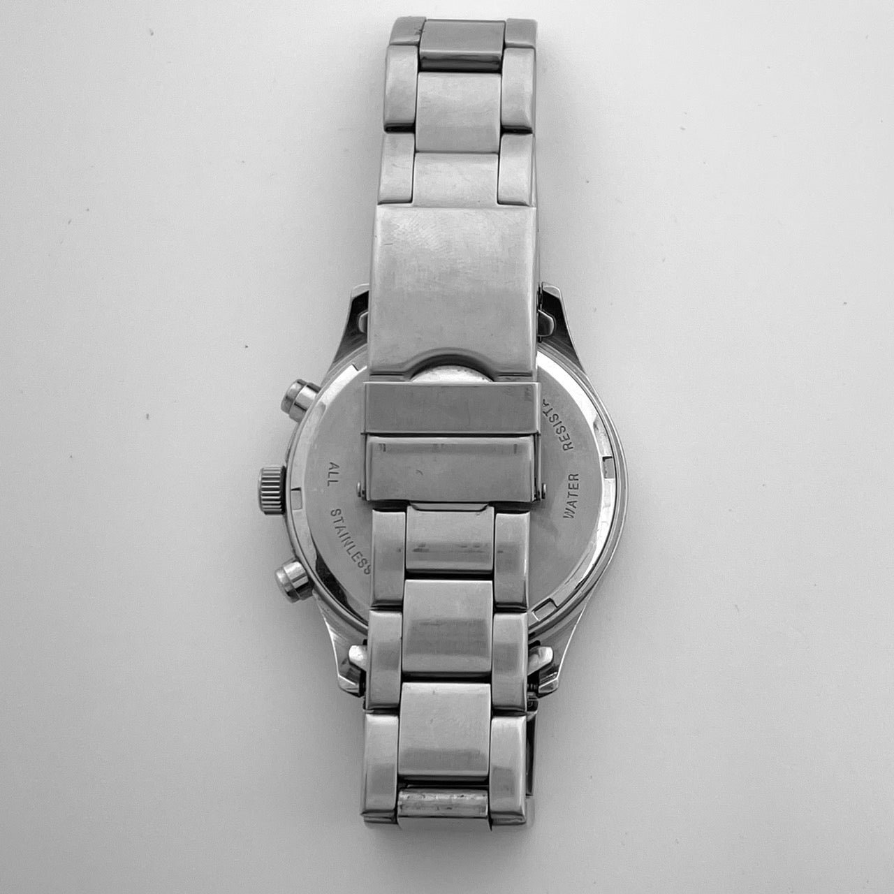 Authentic THE CLOCK HOUSE 1964 Chronograph Watch CH006M White Dial Quartz Mens