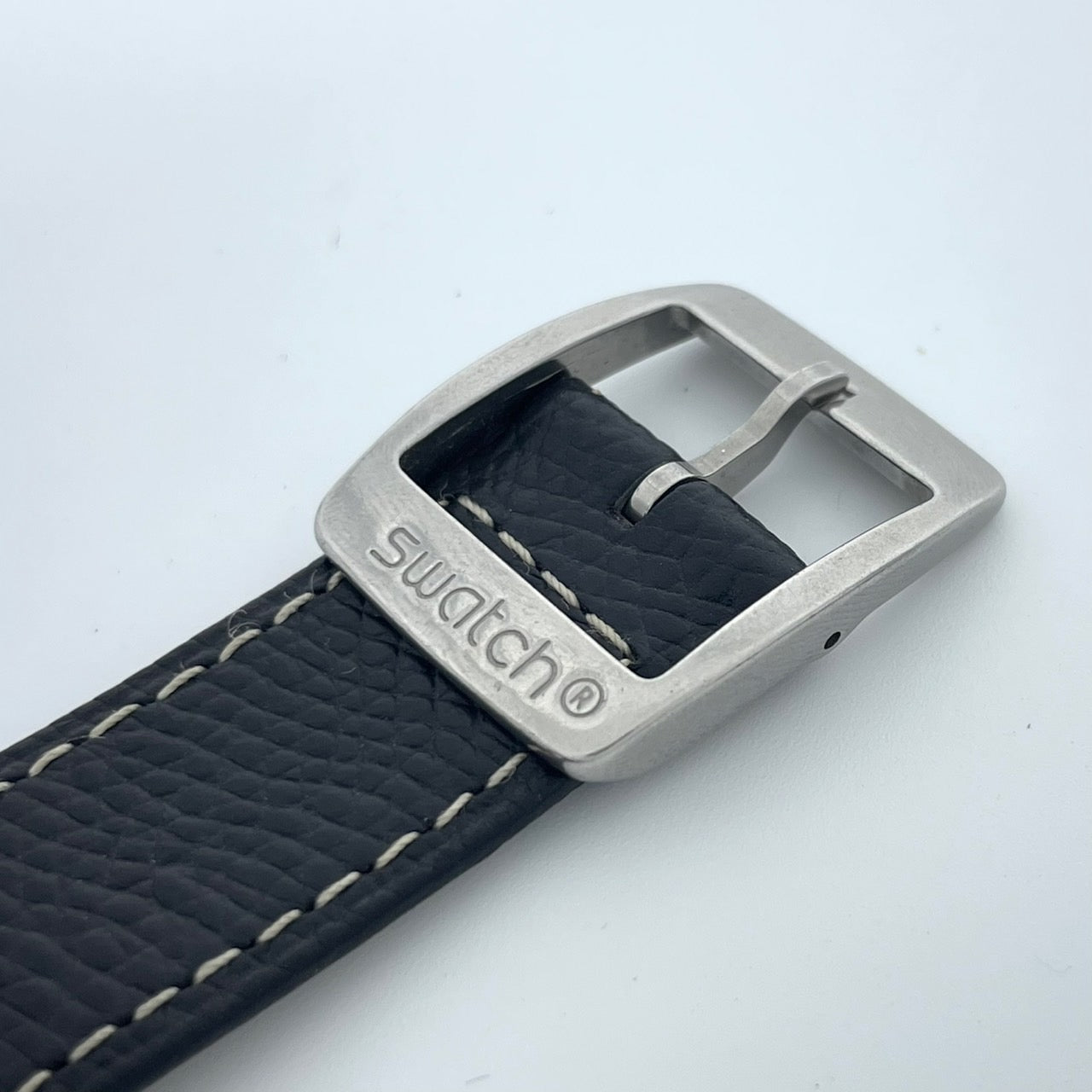 Authentic Swatch Irony YDS401 Vintage 1994 Date Black Dial Men's Watch Swiss