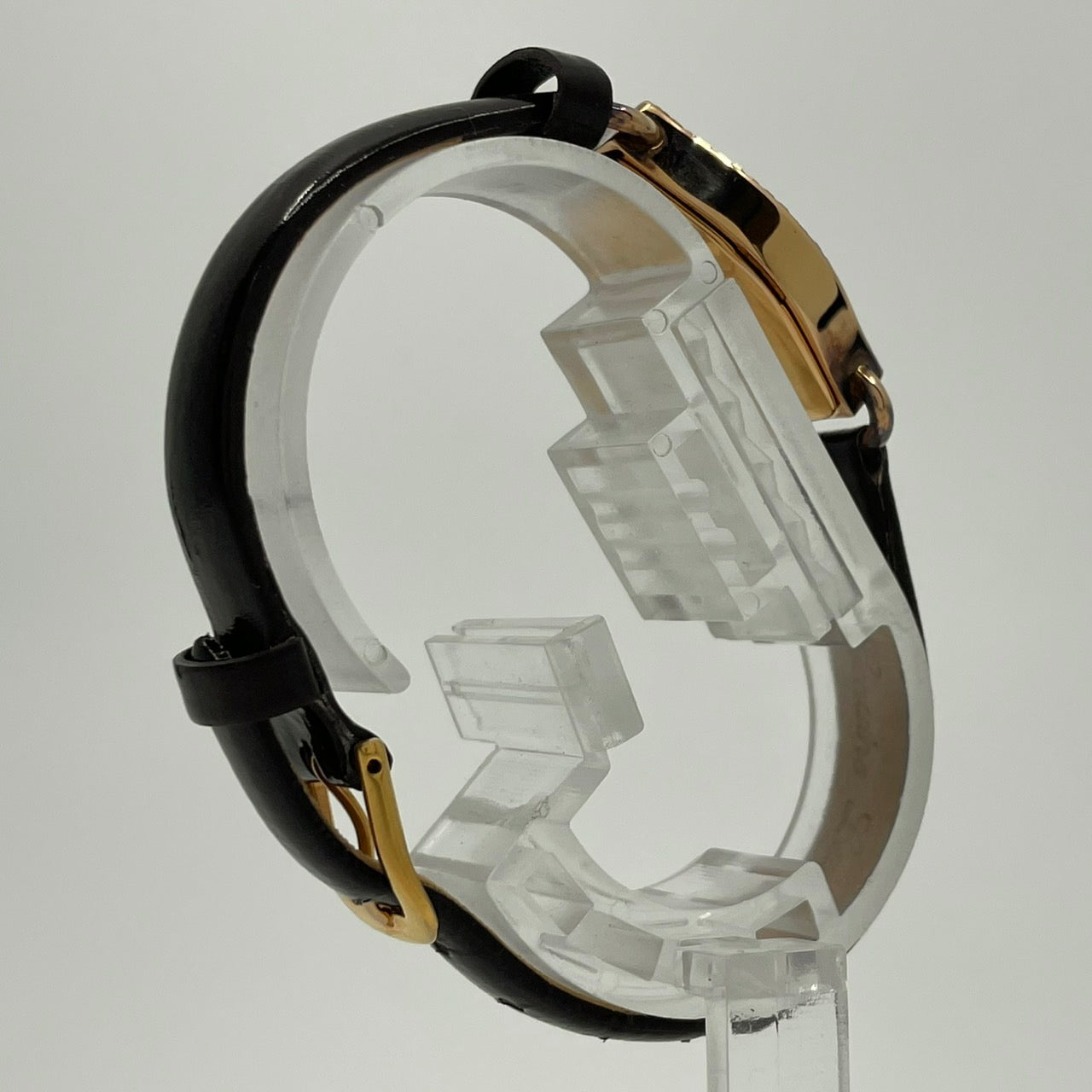 Authentic Rosemont RS-024 Ladies Watch Quartz Classic Tonneau Gold Swiss Made Rose