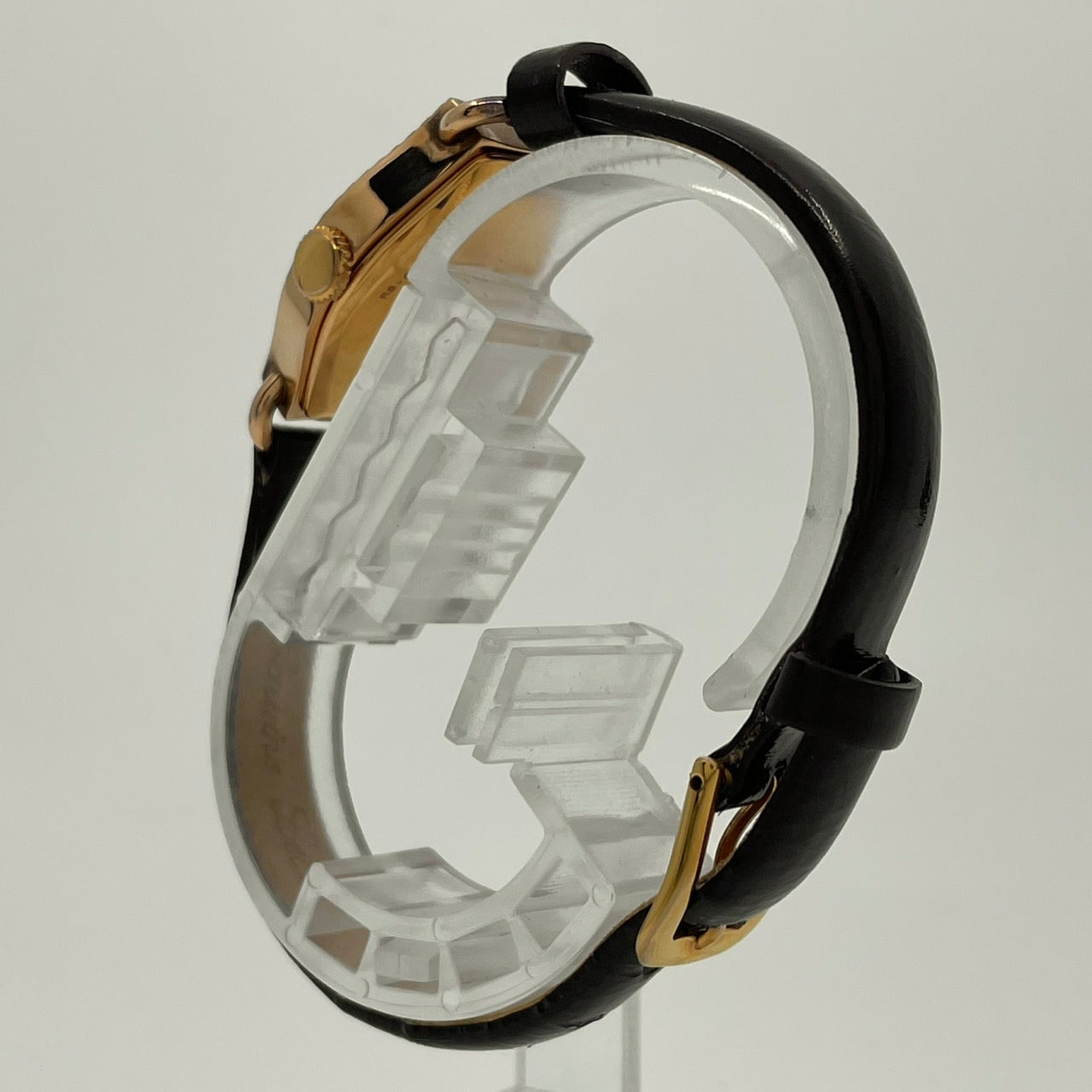 Authentic Rosemont RS-024 Ladies Watch Quartz Classic Tonneau Gold Swiss Made Rose