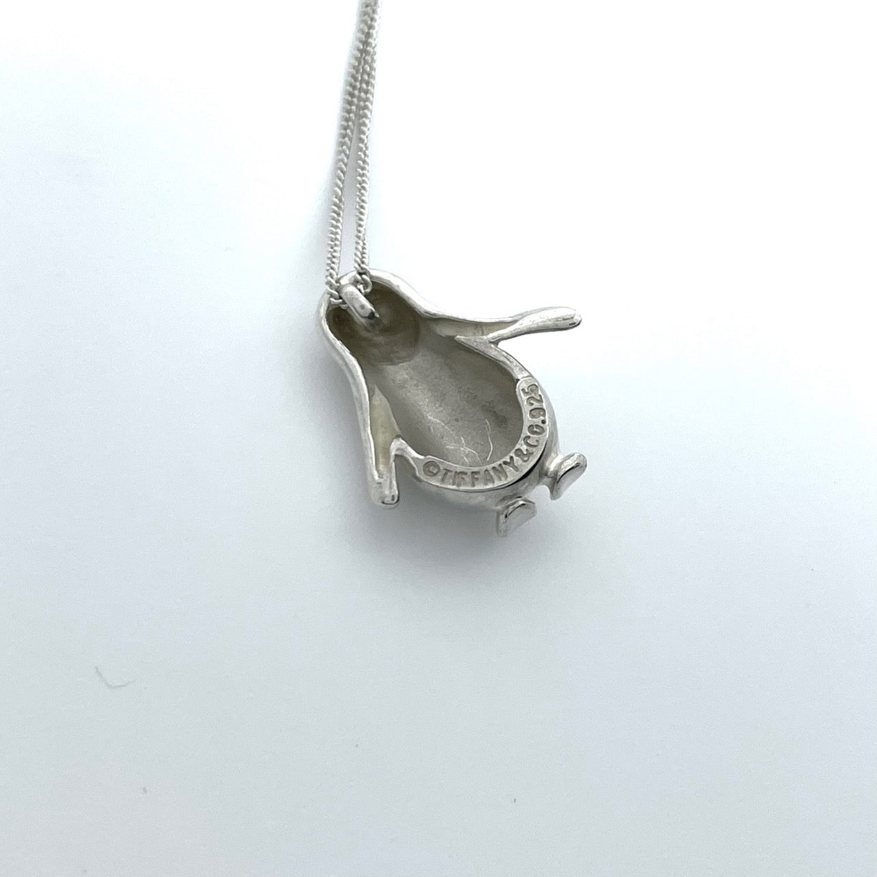 美品 TIFFANY &Co. ティファニー ネックレス ペンギンモチーフ SV925 シルバー レディース ヴィンテージ ジュエリー ペンダント アクセサリー I1
