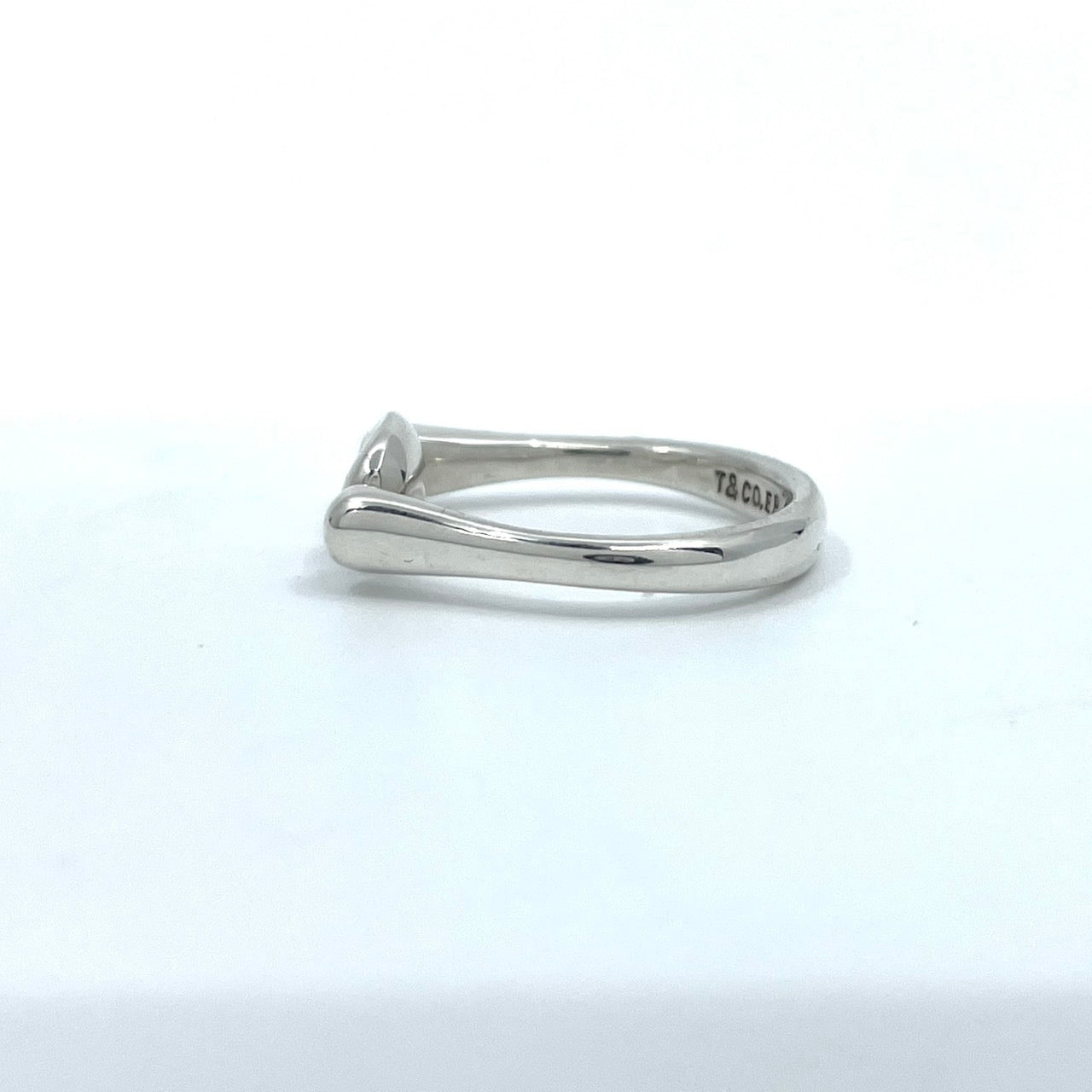 美品 TIFFANY&Co. ティファニー 指輪 リング ビーン 7号 エルサ・ペレッティ シルバー SV925 ビーンズ ジュエリー アクセサリー レディース I7