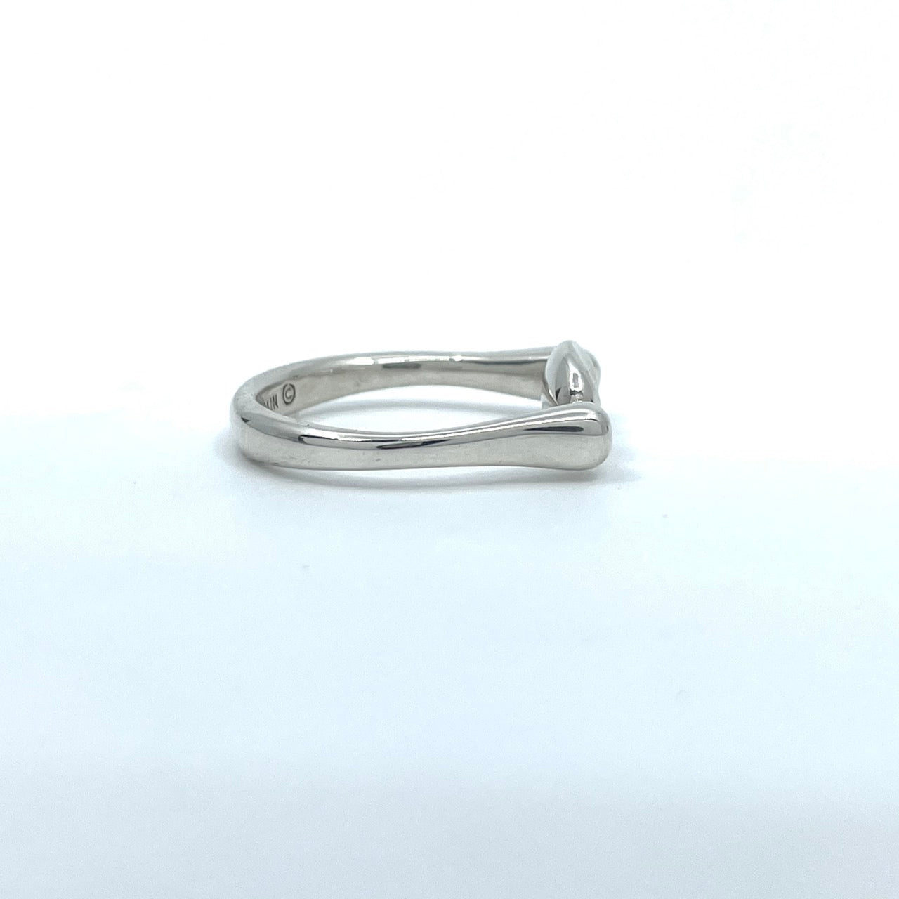 美品 TIFFANY&Co. ティファニー 指輪 リング ビーン 7号 エルサ・ペレッティ シルバー SV925 ビーンズ ジュエリー アクセサリー レディース I7