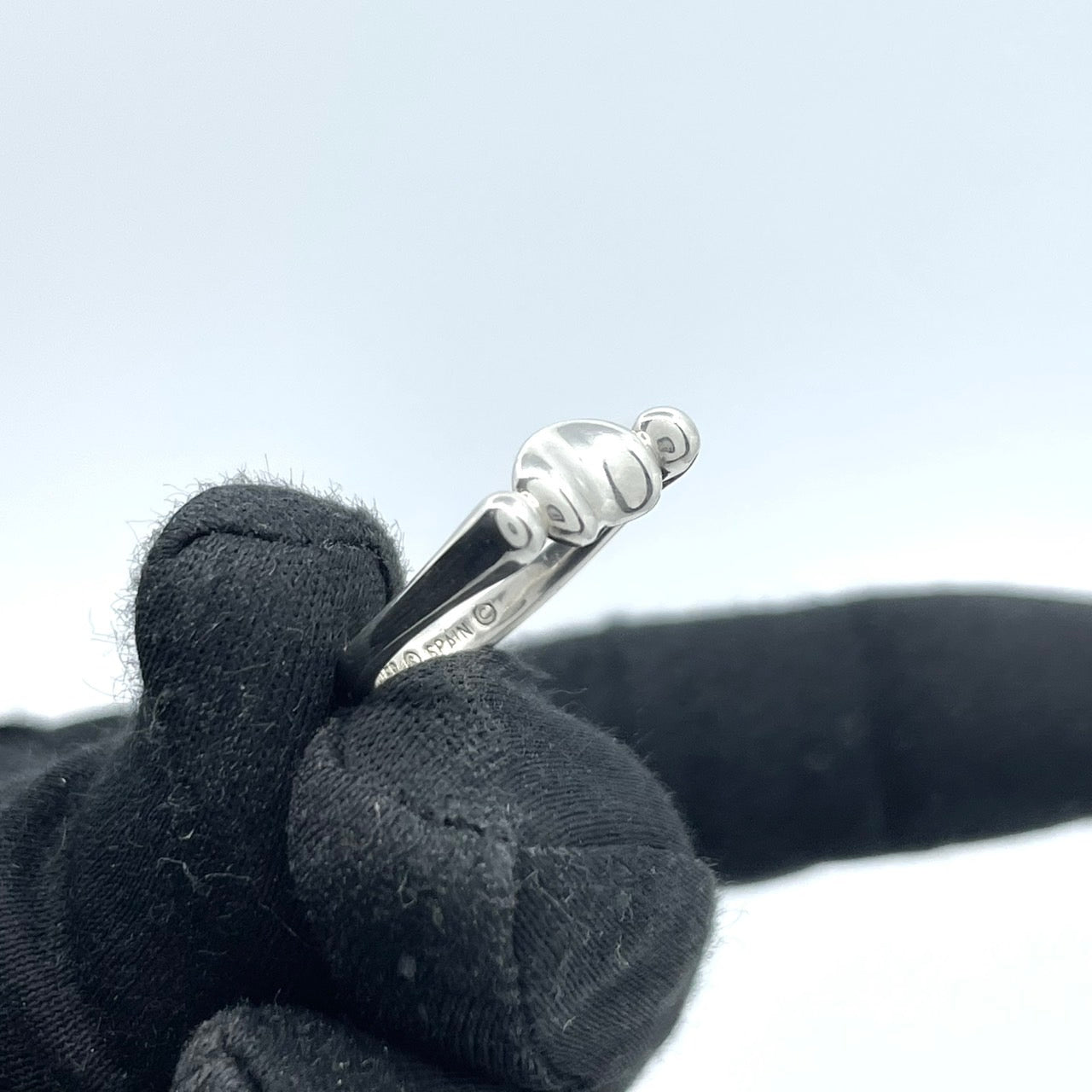 美品 TIFFANY&Co. ティファニー 指輪 リング ビーン 7号 エルサ・ペレッティ シルバー SV925 ビーンズ ジュエリー アクセサリー レディース I7