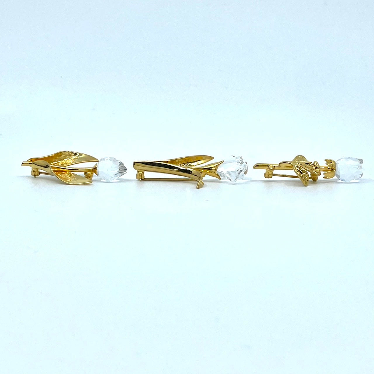 SWAROVSKI スワロフスキー イルカ クリスタル ブローチ ゴールド×クリア 箱付き アクセサリー 正規品 I4