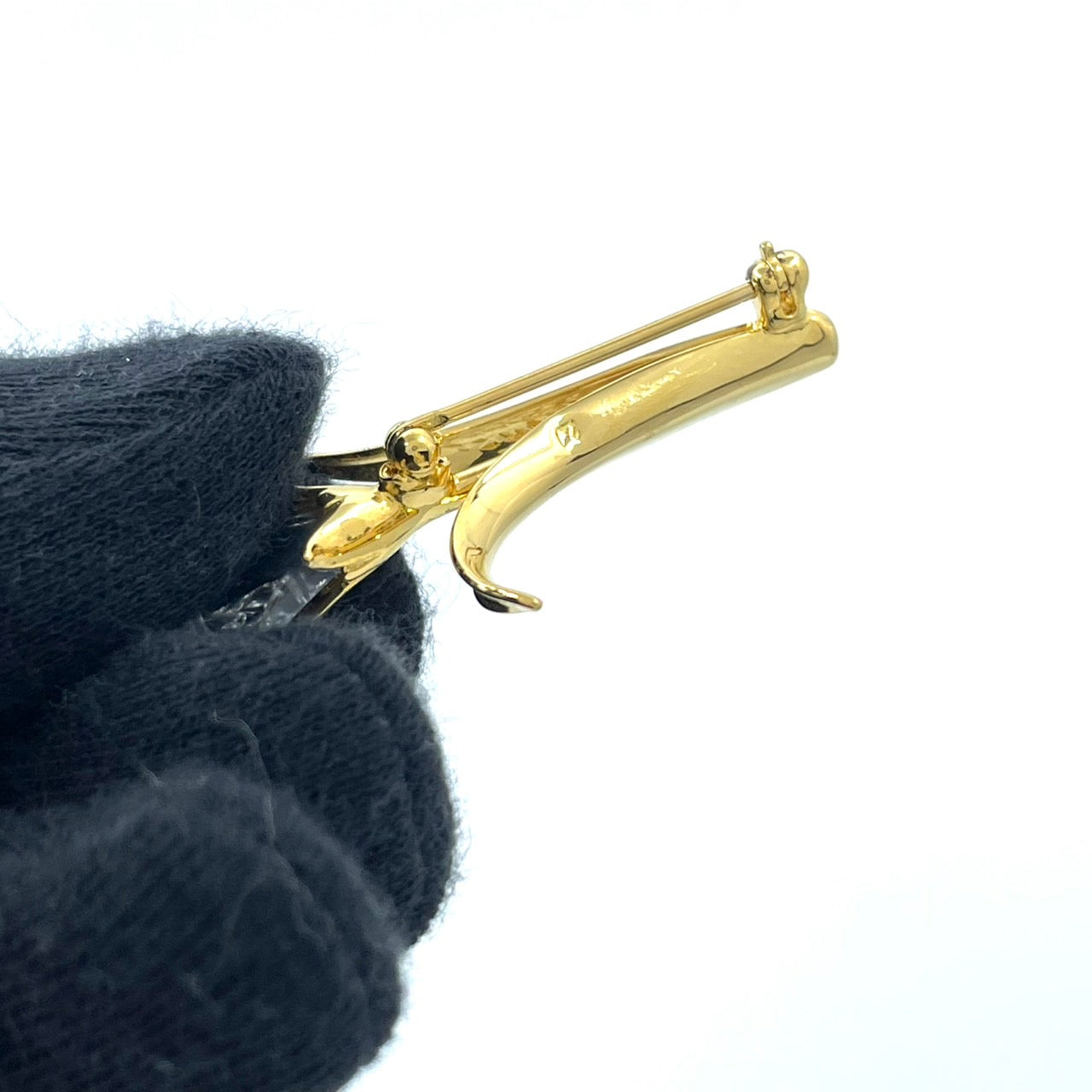 SWAROVSKI スワロフスキー イルカ クリスタル ブローチ ゴールド×クリア 箱付き アクセサリー 正規品 I4