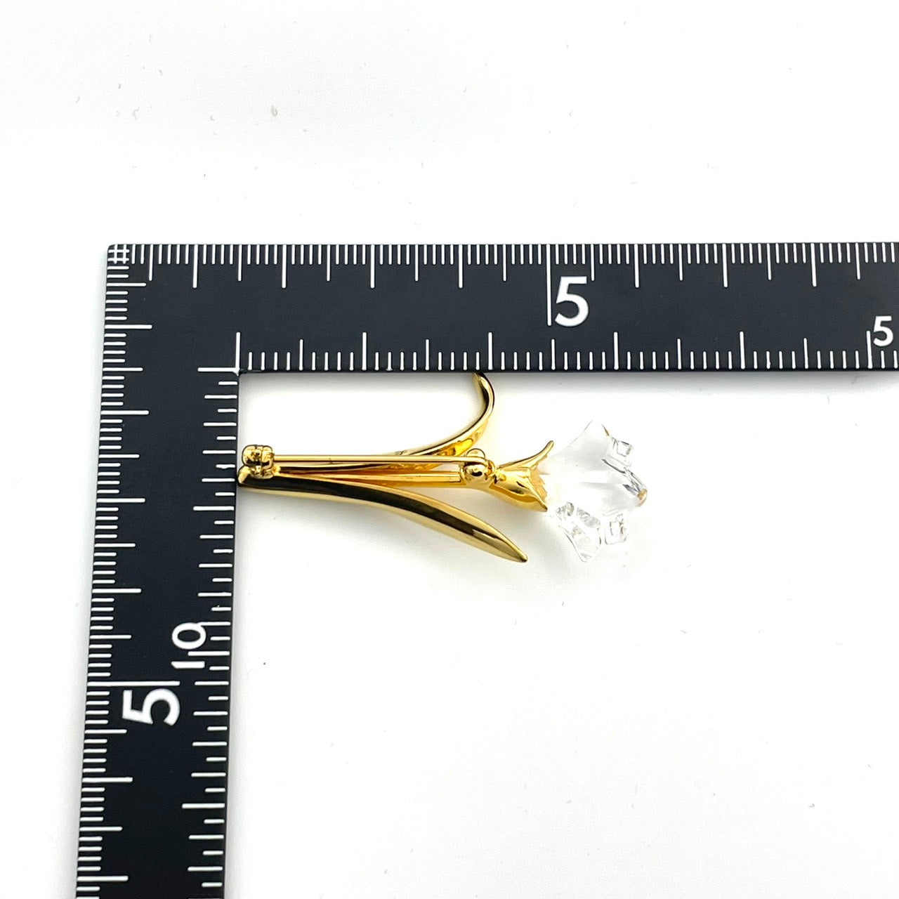 SWAROVSKI スワロフスキー イルカ クリスタル ブローチ ゴールド×クリア 箱付き アクセサリー 正規品 I4