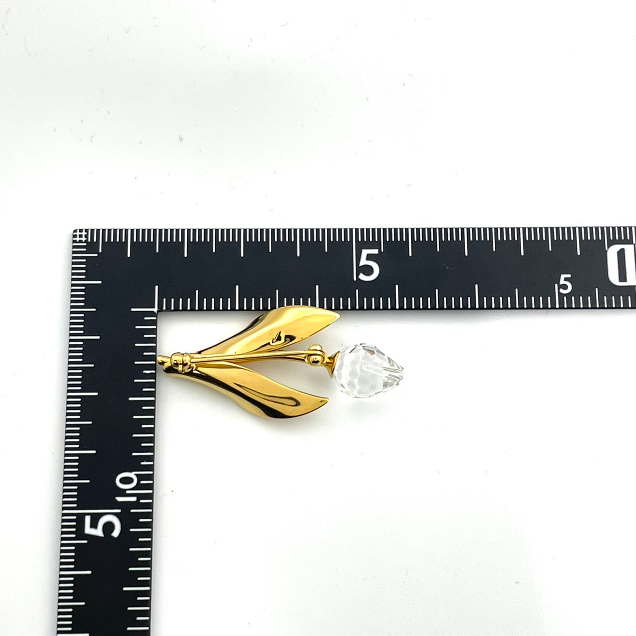 SWAROVSKI スワロフスキー イルカ クリスタル ブローチ ゴールド×クリア 箱付き アクセサリー 正規品 I4