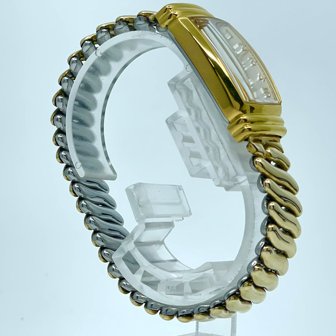 【電池交換済／美品】HAMILTON ハミルトン 6248 レディース腕時計 クオーツ アナログ トノー型 スモールセコンド ホワイト文字盤 ゴールドカラー アラビア数字 クラシック ビンテージ エレガント ドレスウォッチ クリーニング済み G6