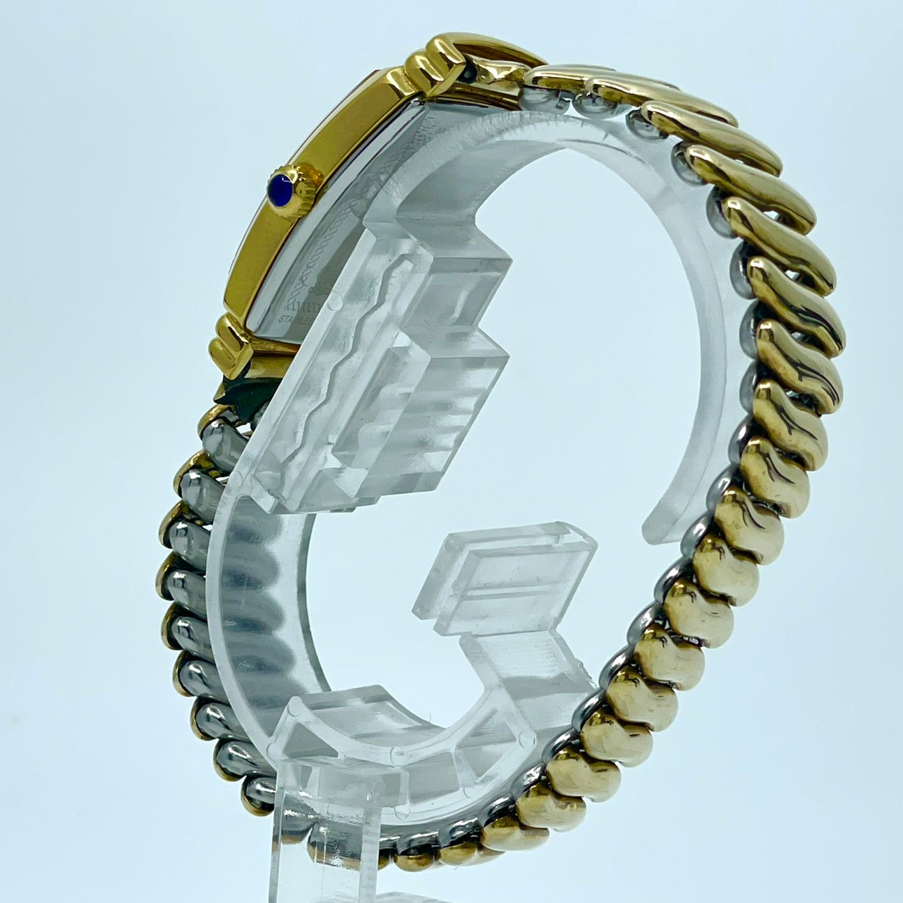 【電池交換済／美品】HAMILTON ハミルトン 6248 レディース腕時計 クオーツ アナログ トノー型 スモールセコンド ホワイト文字盤 ゴールドカラー アラビア数字 クラシック ビンテージ エレガント ドレスウォッチ クリーニング済み G6