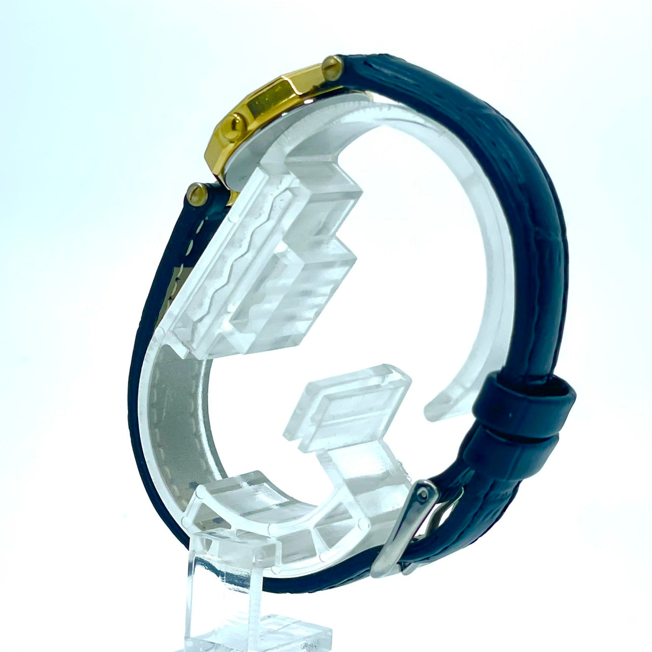 【新品ベルト／電池交換済】SEIKO セイコー TBA レディース腕時計 2C20-6560 オクタゴン ゴールド クオーツ ホワイト文字盤 ローマンインデックス アナログ ビンテージ クラシック ドレスウォッチ エレガント クリーニング済み G6