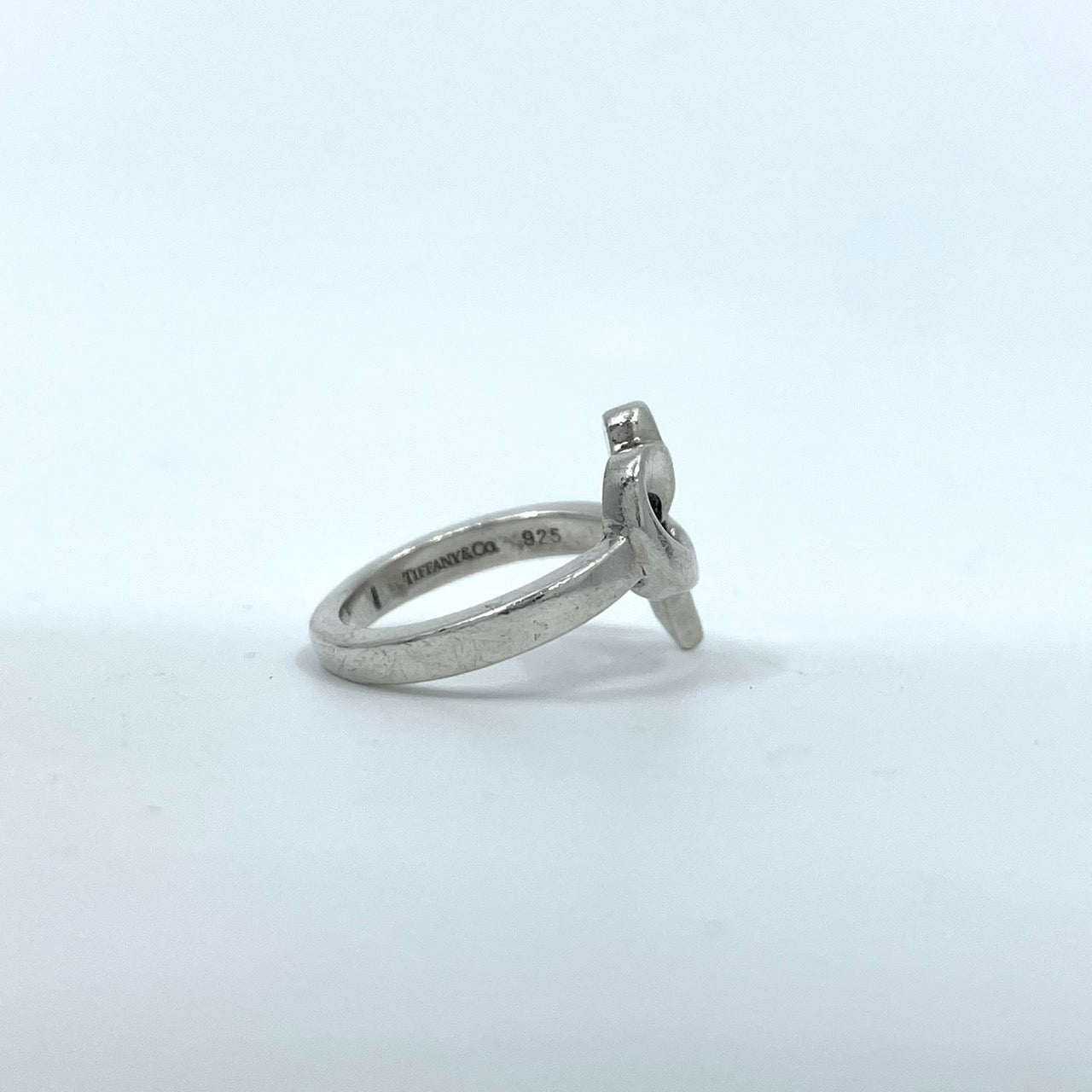 美品 TIFFANY &Co. ティファニー ラビングハート 指輪 リング 9号 SV925 シルバー ヴィンテージ ジュエリー アクセサリー I3