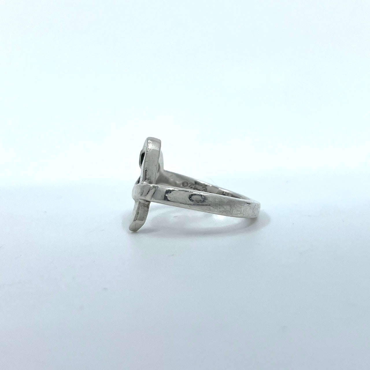 美品 TIFFANY &Co. ティファニー ラビングハート 指輪 リング 9号 SV925 シルバー ヴィンテージ ジュエリー アクセサリー I3