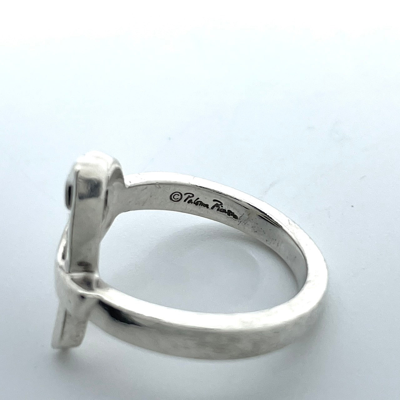 美品 TIFFANY &Co. ティファニー ラビングハート 指輪 リング 9号 SV925 シルバー ヴィンテージ ジュエリー アクセサリー I3