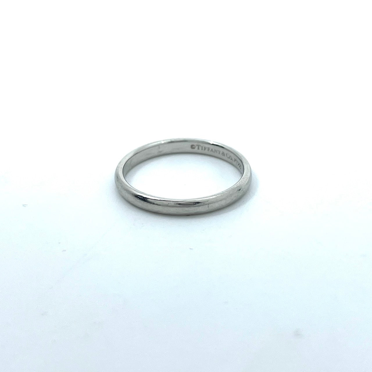 美品 TIFFANY &Co. ティファニー 指輪 リング 6号 プラチナ Pt950 ヴィンテージ ジュエリー アクセサリー I3