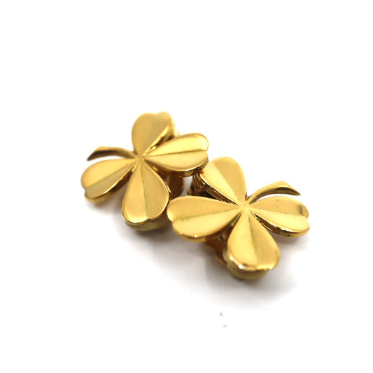 CHANEL シャネル クローバー 94A イヤリング ゴールドカラー レディース ヴィンテージ アクセサリー ジュエリー I1