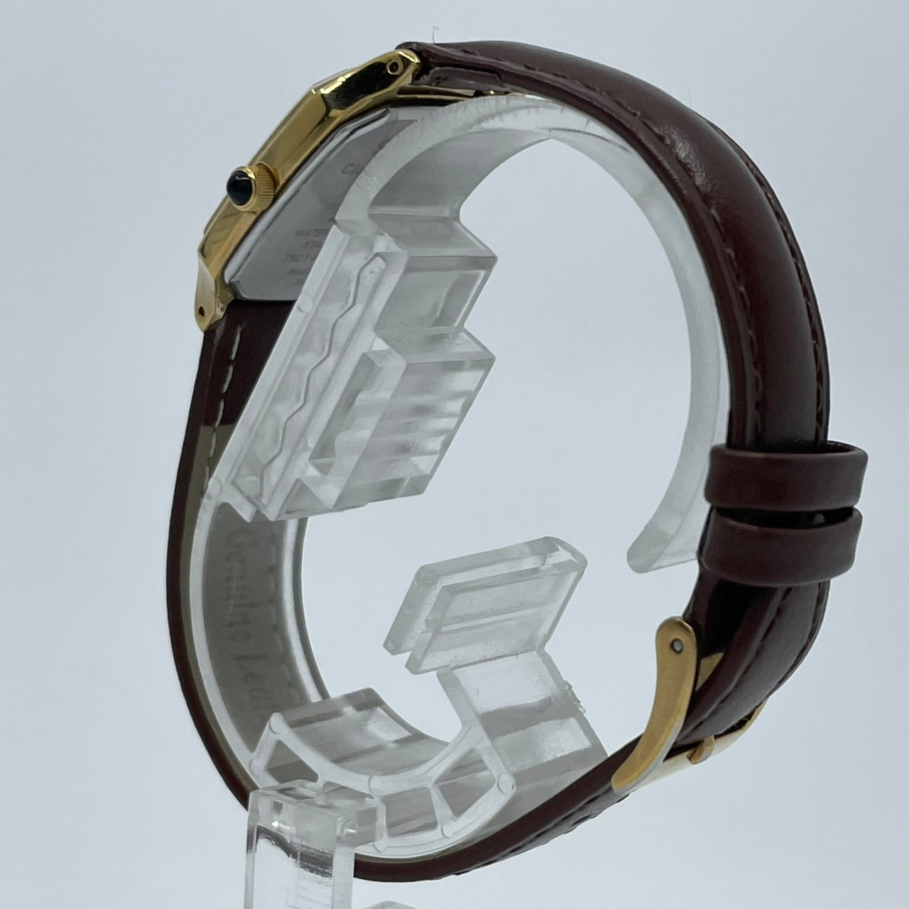 【電池交換済/美品】SEIKO セイコー Shinzone シンゾーン 腕時計 7N01-HAD0 レディース クオーツ アナログ スクエア ゴールド アイボリー文字盤 ブラウンレザーベルト エレガント ビンテージ ドレスウォッチ 日本製 G5