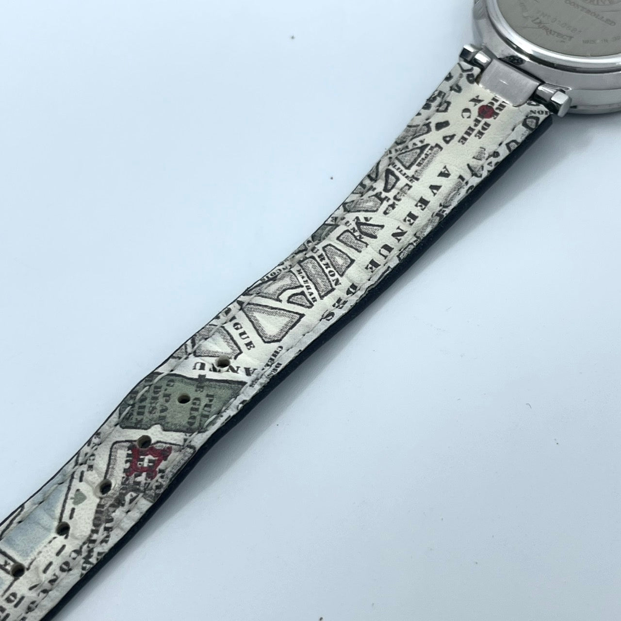 【稼働品】シチズン xC クロスシー 腕時計 GN-4W-S レディース エコドライブ 電波時計 ワールドタイム デイト シルバー 白文字盤 黒レザーベルト ローマ数字 アナログ エレガント ビジネス オフィス クリーニング済み G5