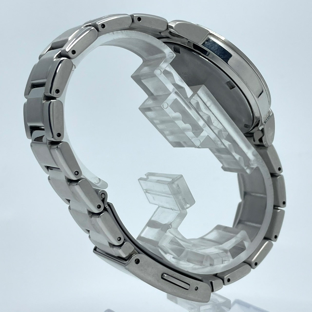 【稼働品／未使用級】シチズン 腕時計 GN-4W-S エコドライブ チタン メンズ アナログ デイデイト カレンダー 白文字盤 シルバー シンプル ビジネス カジュアル 軽量 高視認性 W.R. 10 BAR クリーニング済み G5