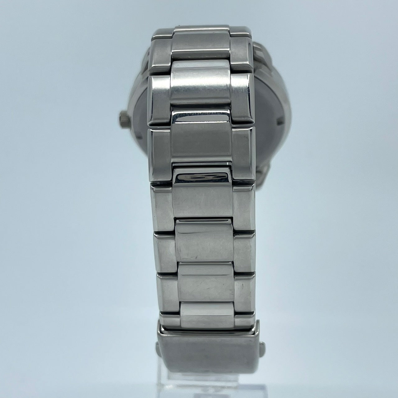 【稼働品／未使用級】シチズン 腕時計 GN-4W-S エコドライブ チタン メンズ アナログ デイデイト カレンダー 白文字盤 シルバー シンプル ビジネス カジュアル 軽量 高視認性 W.R. 10 BAR クリーニング済み G5