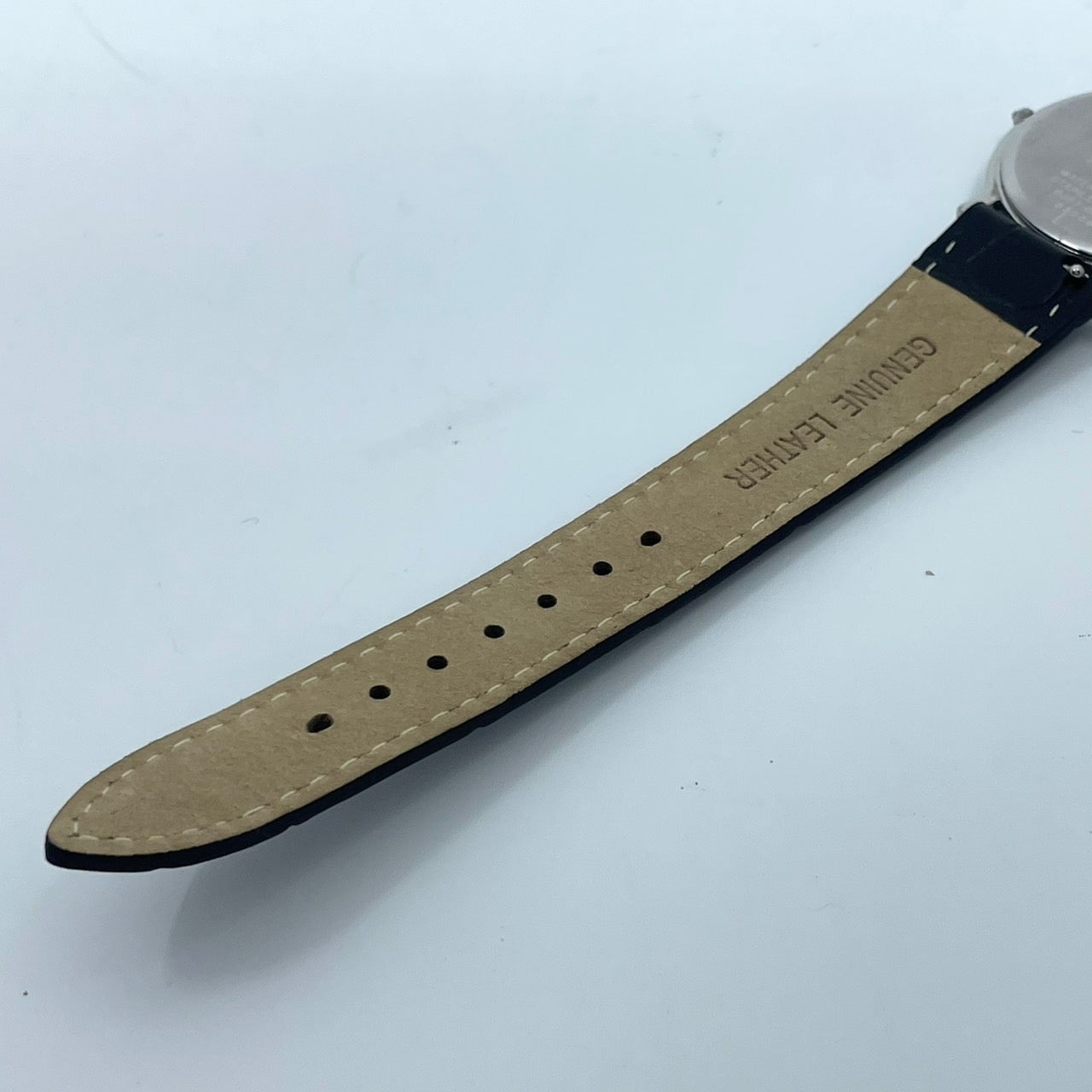 【極美品/電池交換済／新品ベルト交換(社外品)】 SEIKO セイコー CREDOR クレドール 腕時計 8J81-6A30 ユニセックス クオーツ シルバー文字盤 ゴールド針 ブラックレザー 薄型 ドレスウォッチ エレガント クラシック 高級時計 クリーニング済 G5