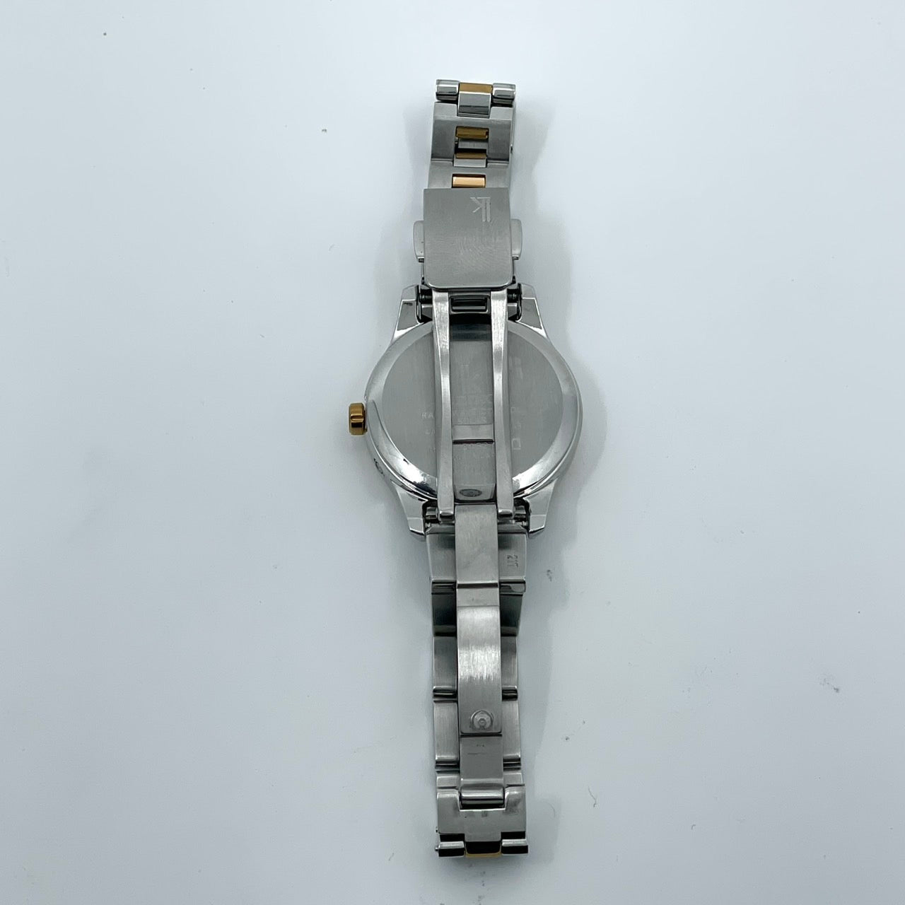 【稼働品／美品】セイコー ルキア 人気モデル 腕時計 1B22-0AS0 電波ソーラー レディース デイト ピンクゴールド コンビカラー ローマ数字 上品 エレガント ビジネス オフィス 高機能 洗練デザイン 手元華やか クリーニング済 G5