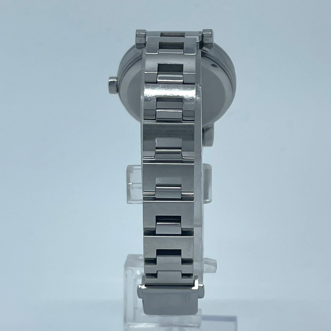 【稼働品】セイコー ルキア 人気モデル 腕時計 3B51-0AJ0 電波ソーラー レディース アナログ シルバー 白文字盤 ローマ数字 ブルー針 クール エレガント ビジネス オフィス 高機能 洗練デザイン スタイリッシュ クリーニング済 G5