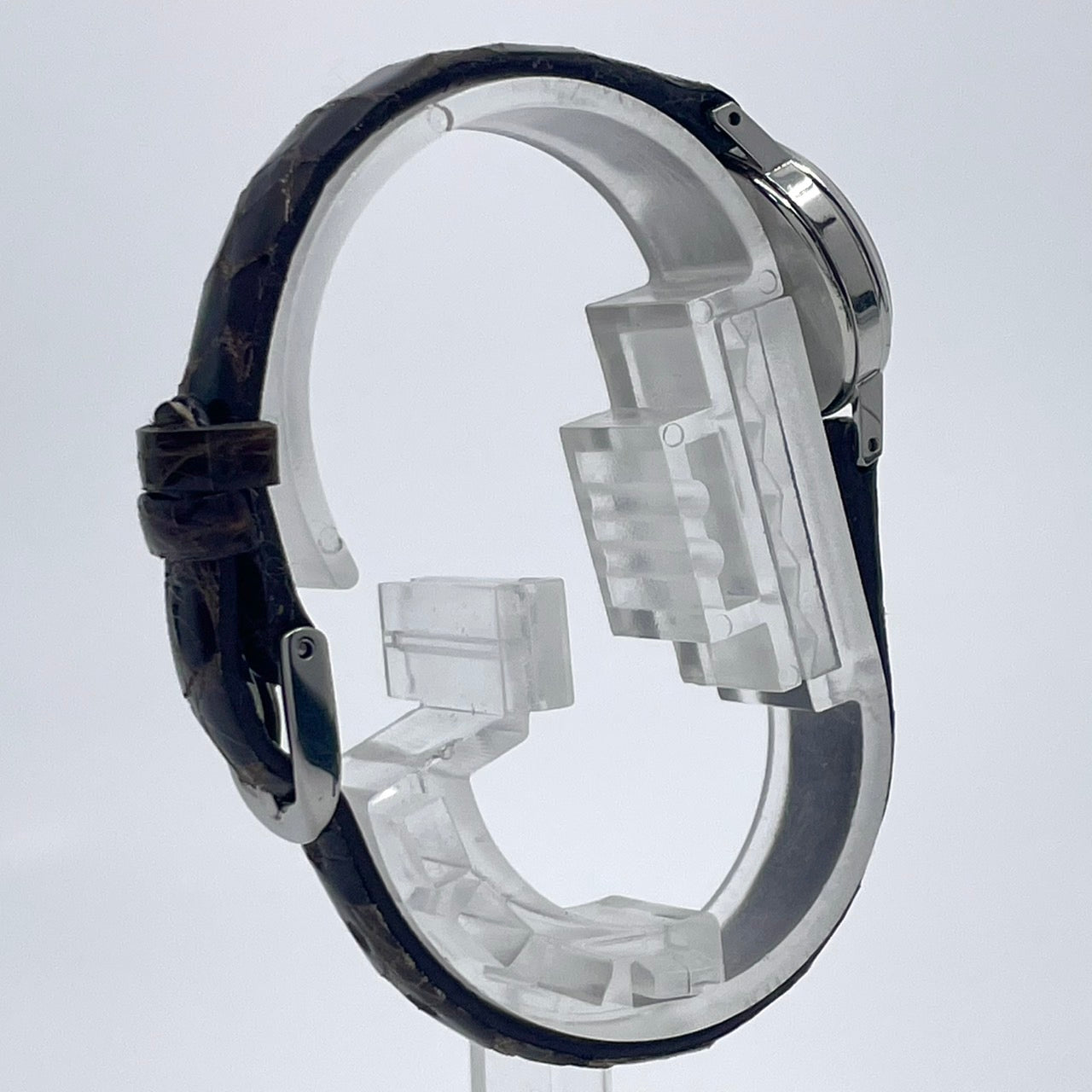 【稼働品】OMEGA オメガ ジュネーブ 腕時計 レディース 手巻き ビンテージ アンティーク シルバー文字盤 ブラウンレザー アナログ ラウンド クラシック エレガント ドレスウォッチ 高級 SWISS MADE 希少モデル 箱付き クリーニング済み G