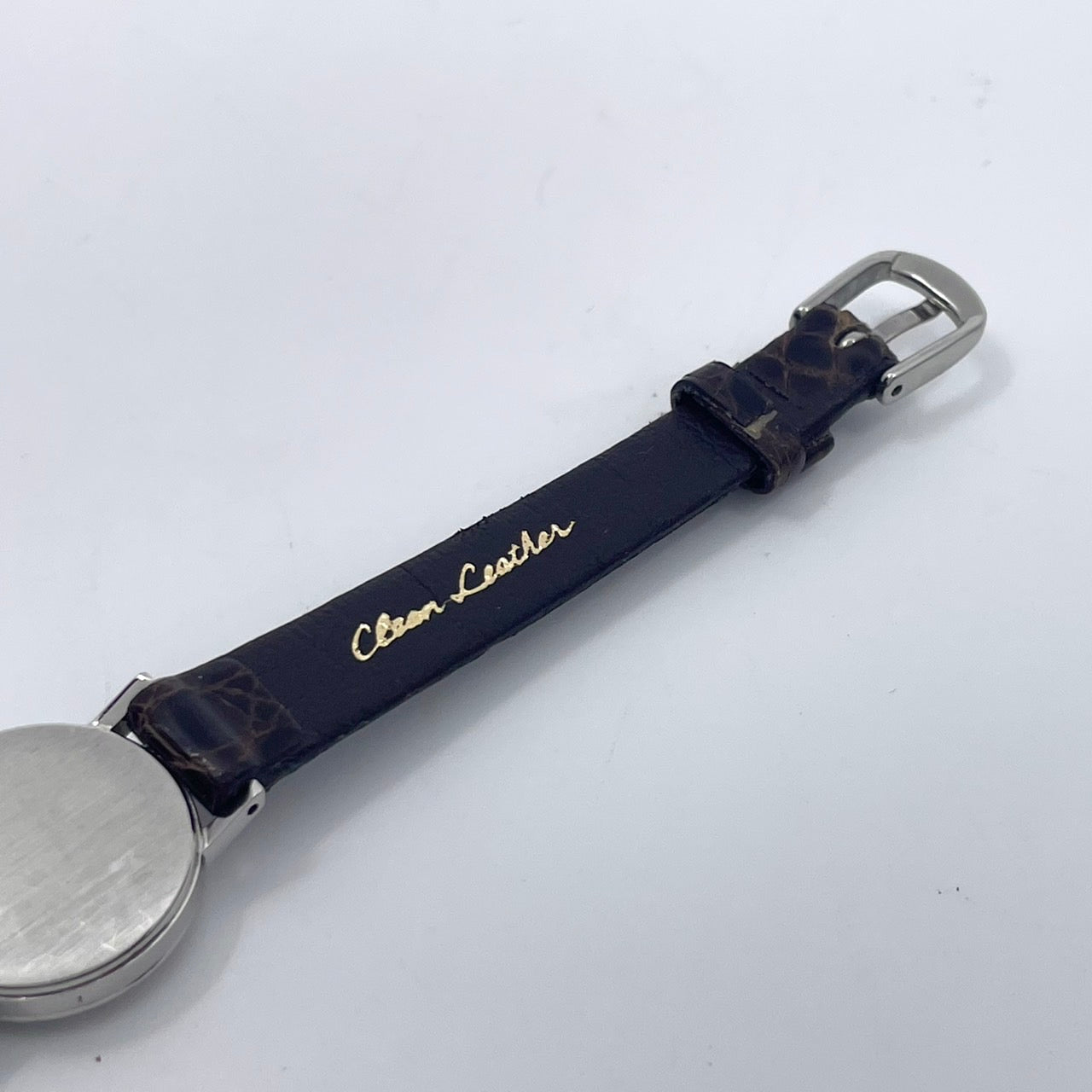 【稼働品】OMEGA オメガ ジュネーブ 腕時計 レディース 手巻き ビンテージ アンティーク シルバー文字盤 ブラウンレザー アナログ ラウンド クラシック エレガント ドレスウォッチ 高級 SWISS MADE 希少モデル 箱付き クリーニング済み G