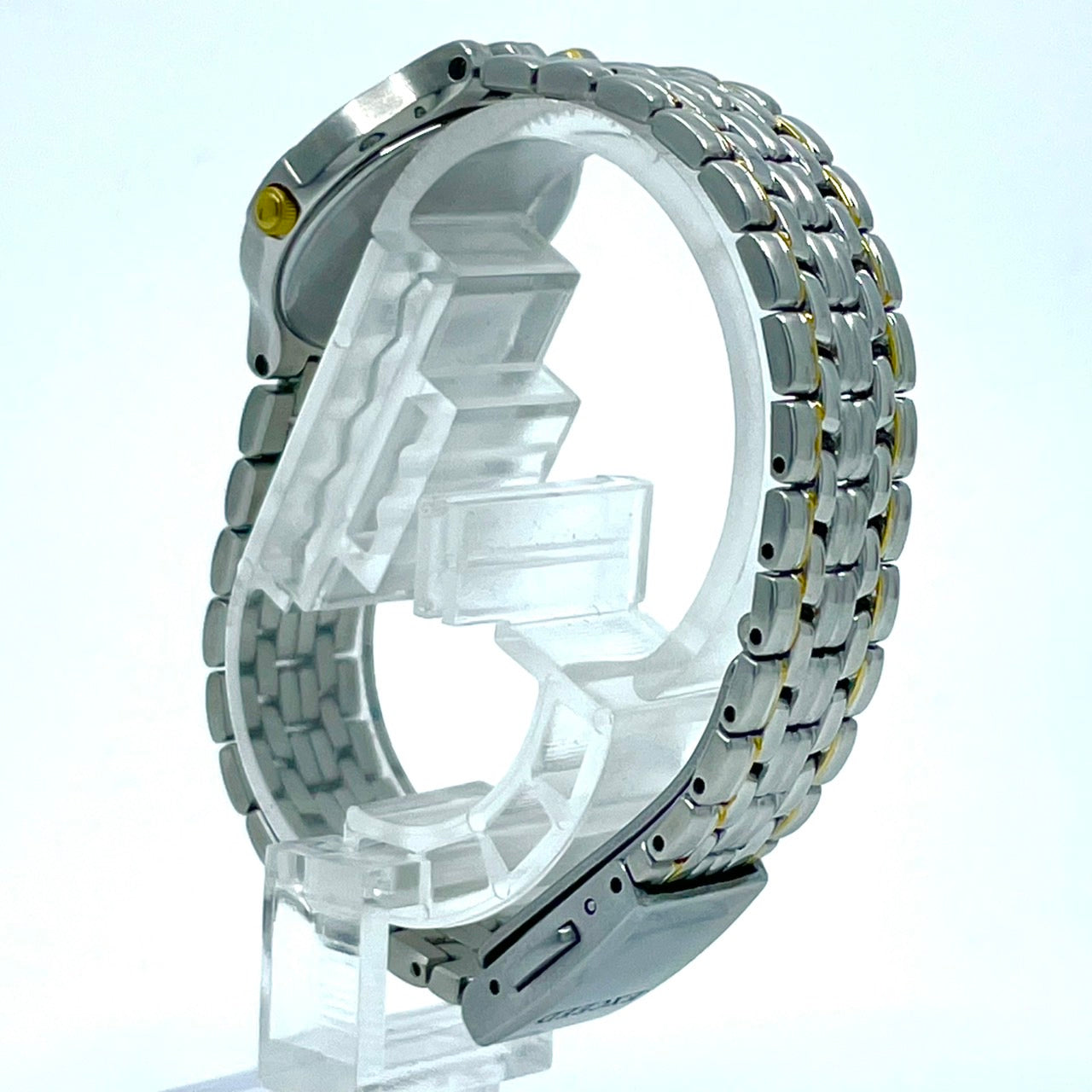 【稼働品】シチズン エクシード 腕時計 A980-T001912 レディース エコドライブ ソーラー コンビカラー ゴールド シルバー 上品 エレガント 高級 ドレスウォッチ ビジネス オフィス 薄型軽量 人気モデル クリーニング済み G2