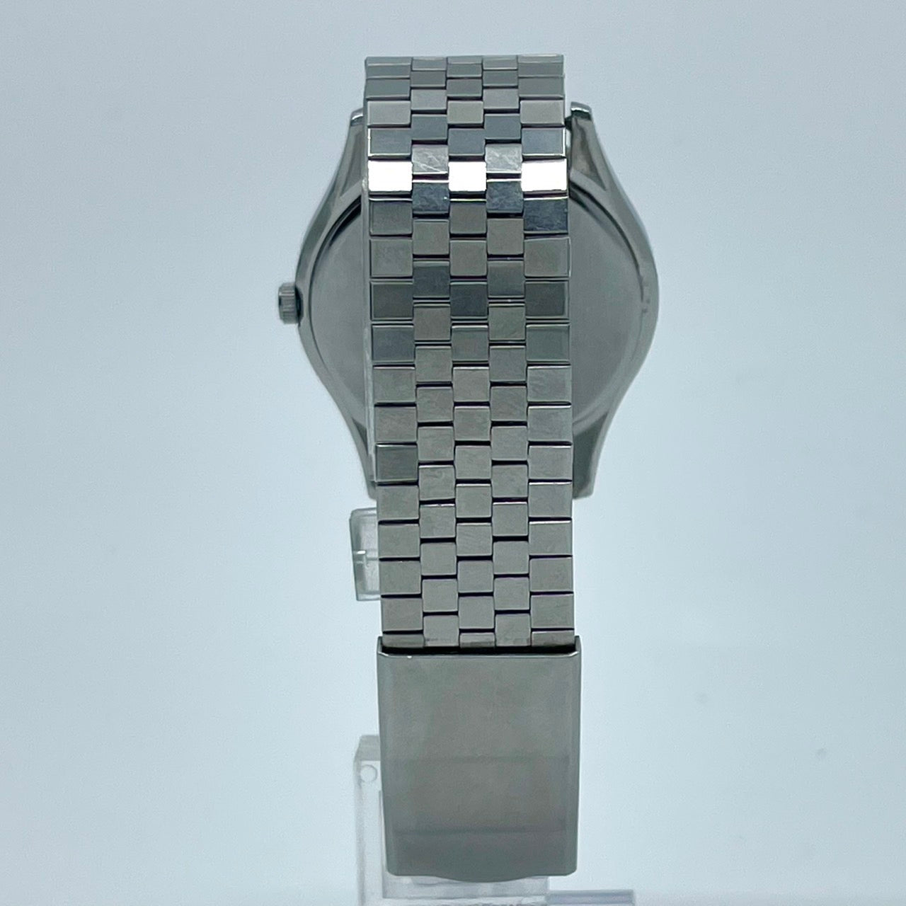 【電池交換済／美品】シチズン エクシード citizen 腕時計 A670-H20487 メンズ クオーツ デイト シルバー文字盤 アナログ 高級 ドレスウォッチ ビジネス オフィス エレガント 高精度 シンプルデザイン 耐磁 人気モデル クリーニング済み G2